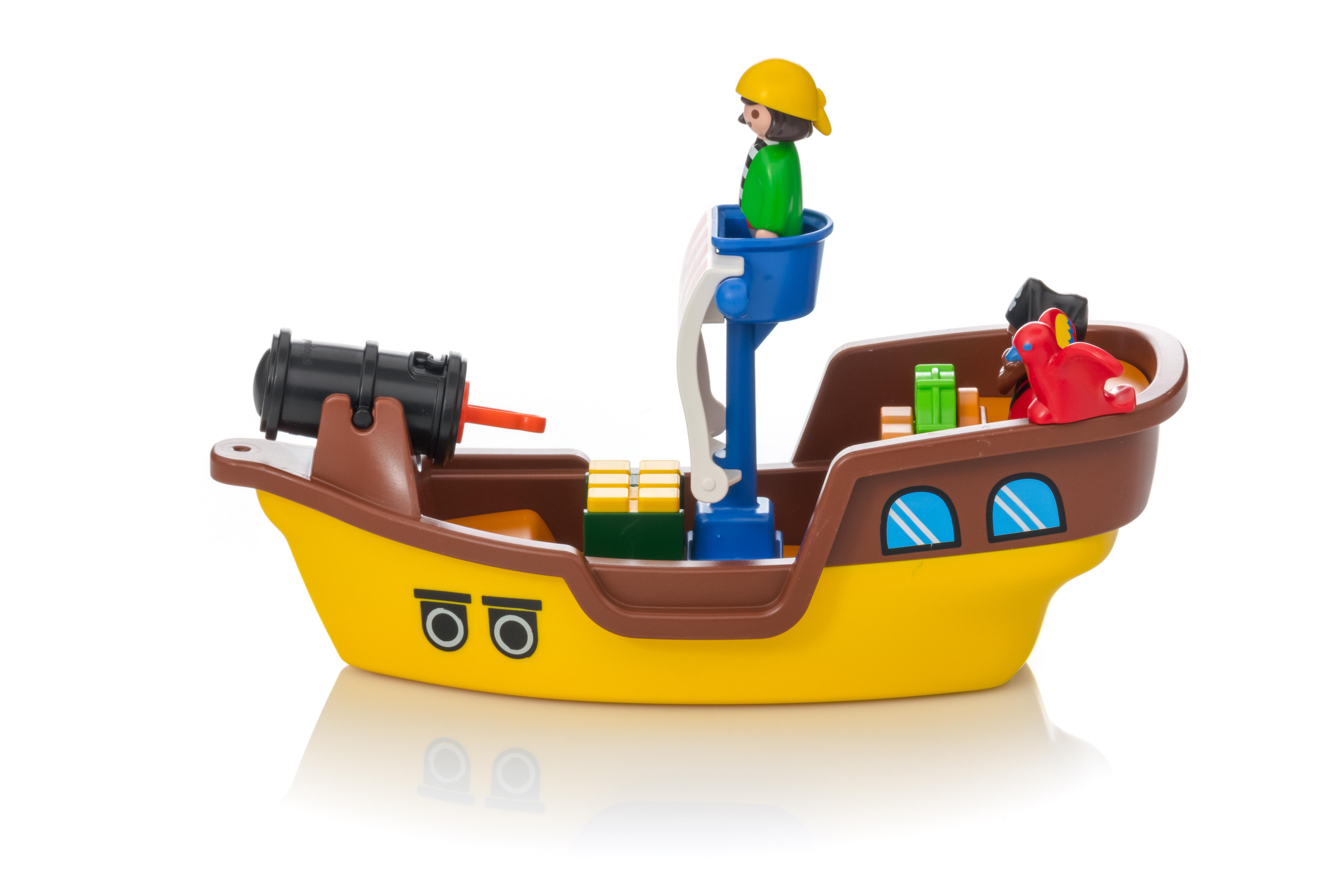 playmobil 1 2 3 bateau pirate
