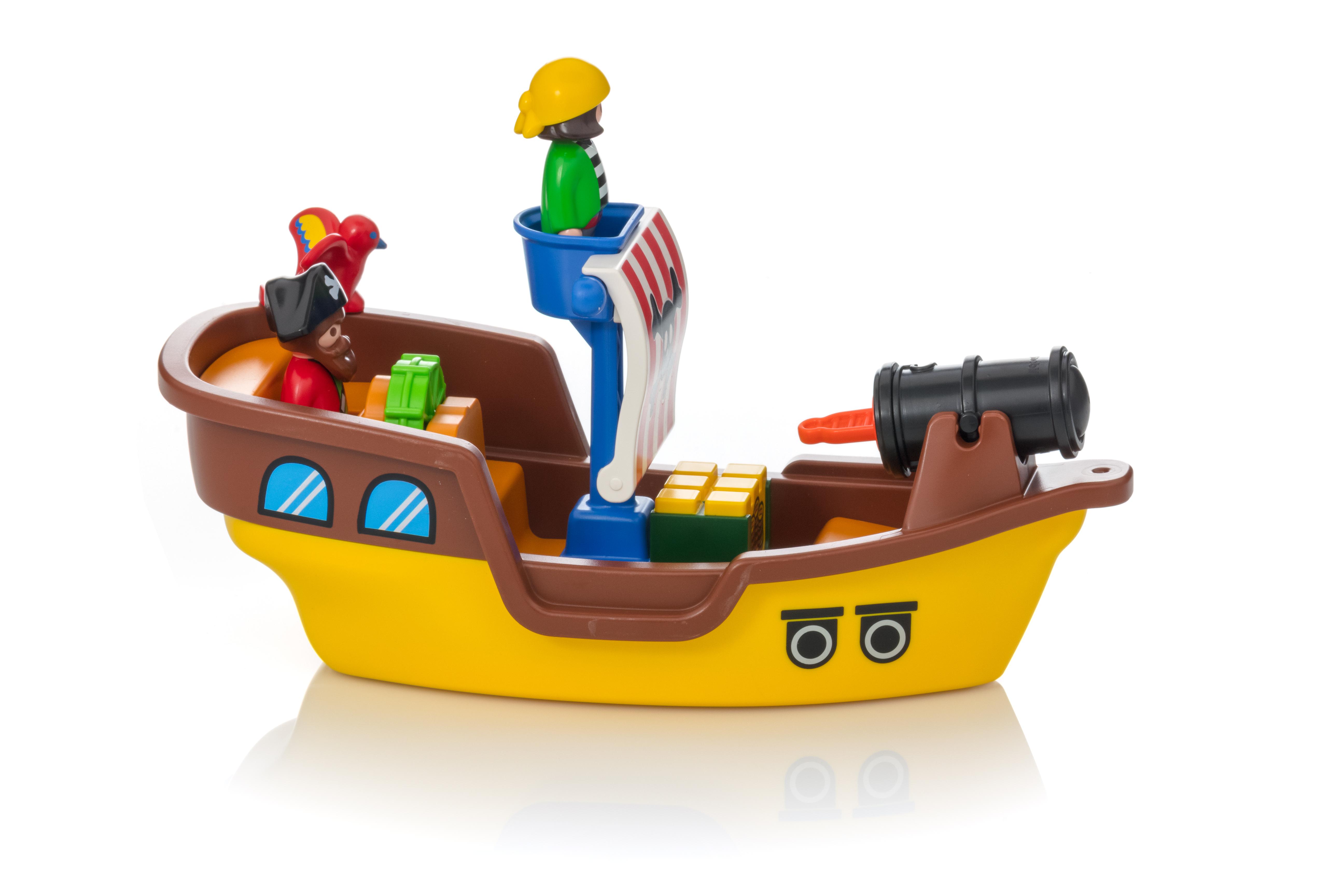 playmobil 1 2 3 bateau pirate