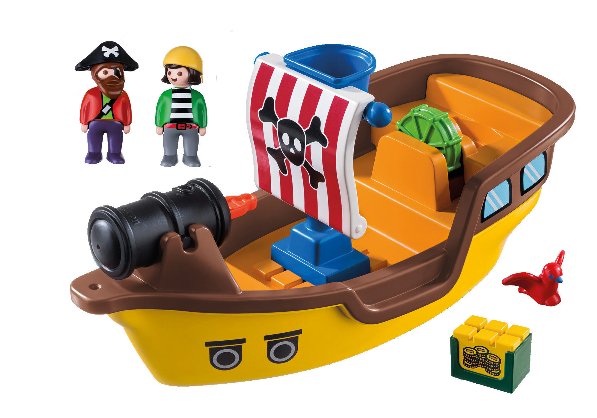 playmobil floating take along ship