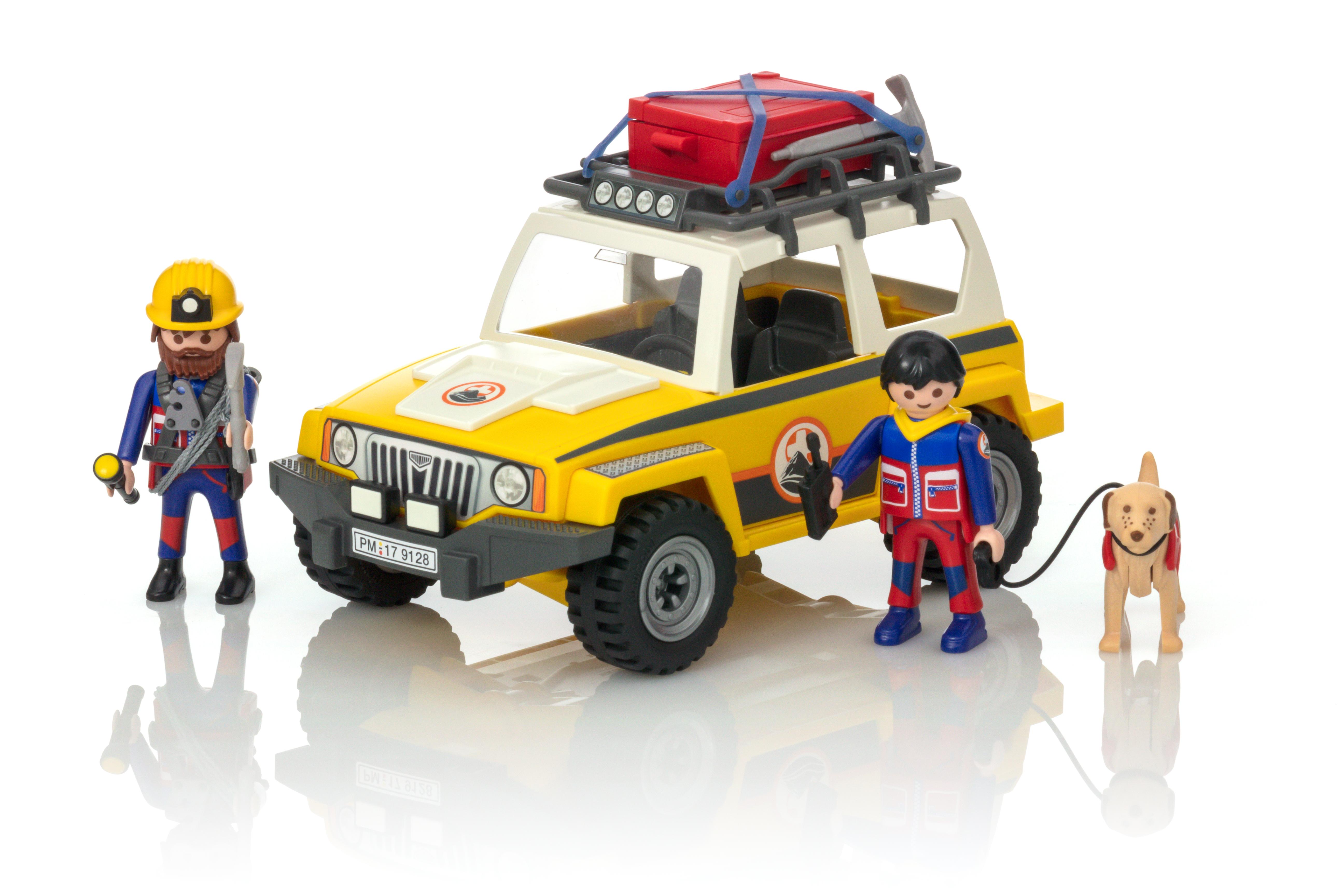 playmobil mountain rescue truck