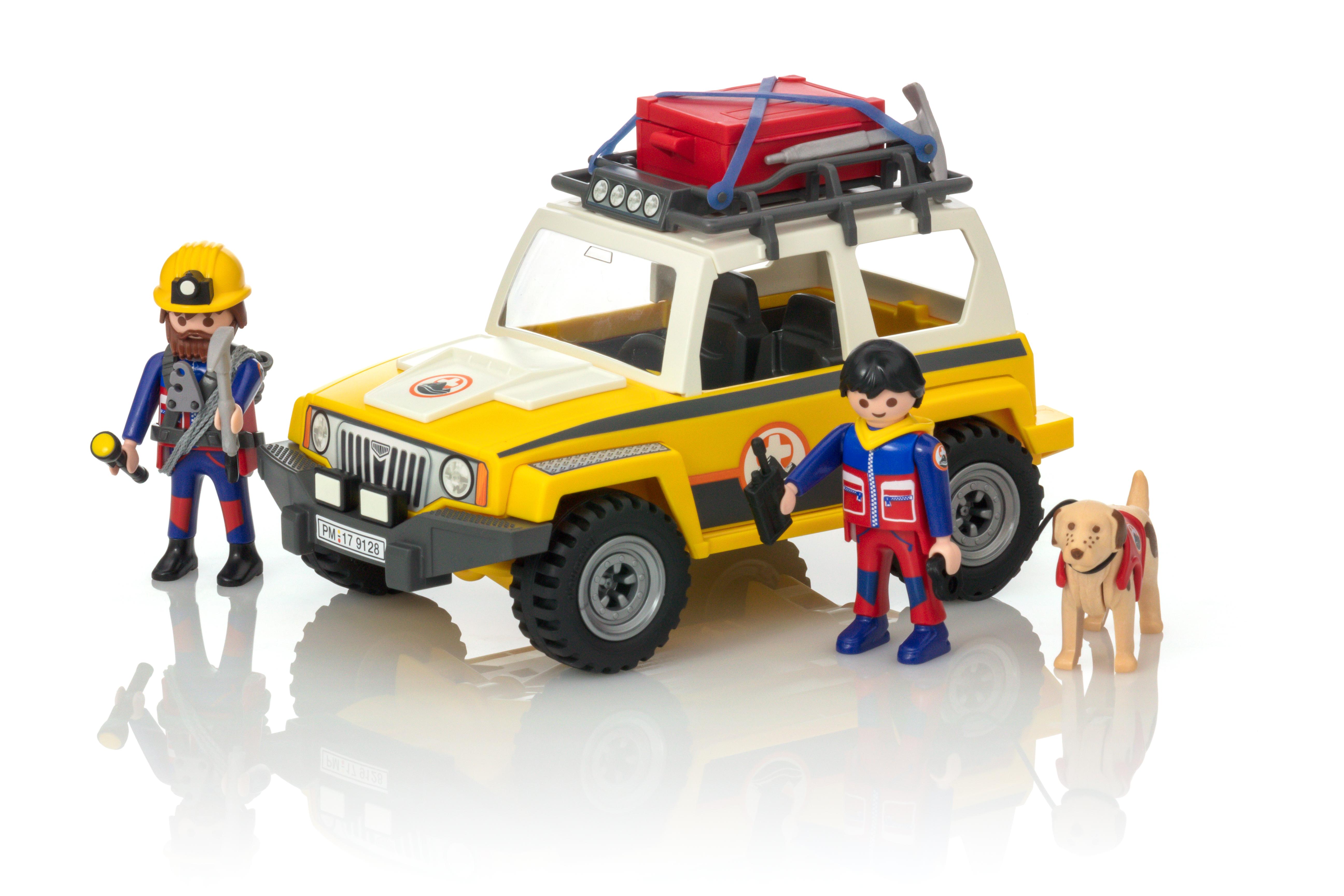 vehiculo rescate montaña playmobil