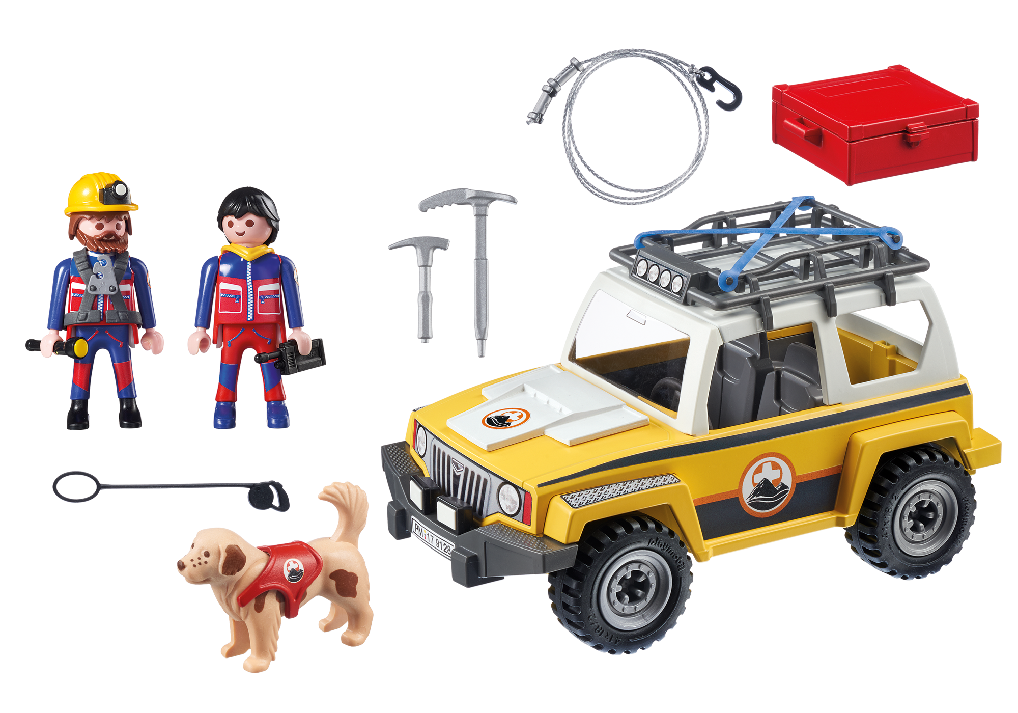 playmobil mountain rescue truck