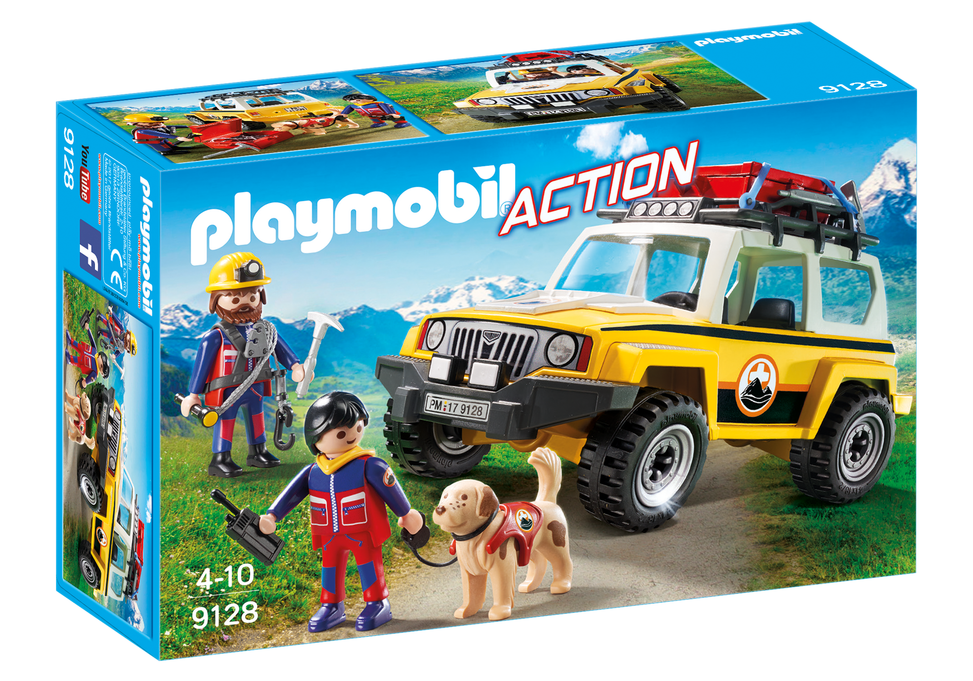 playmobil 9127 mountain rescue helicopter