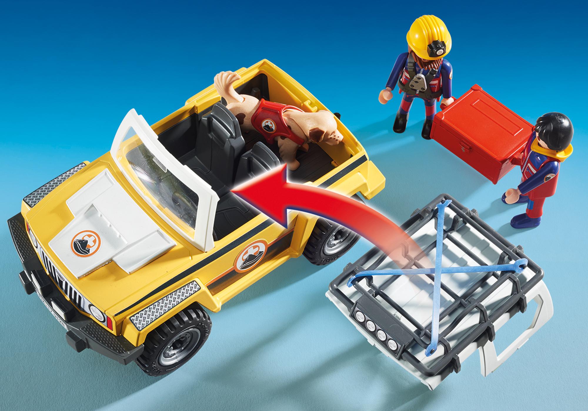 playmobil mountain rescue truck