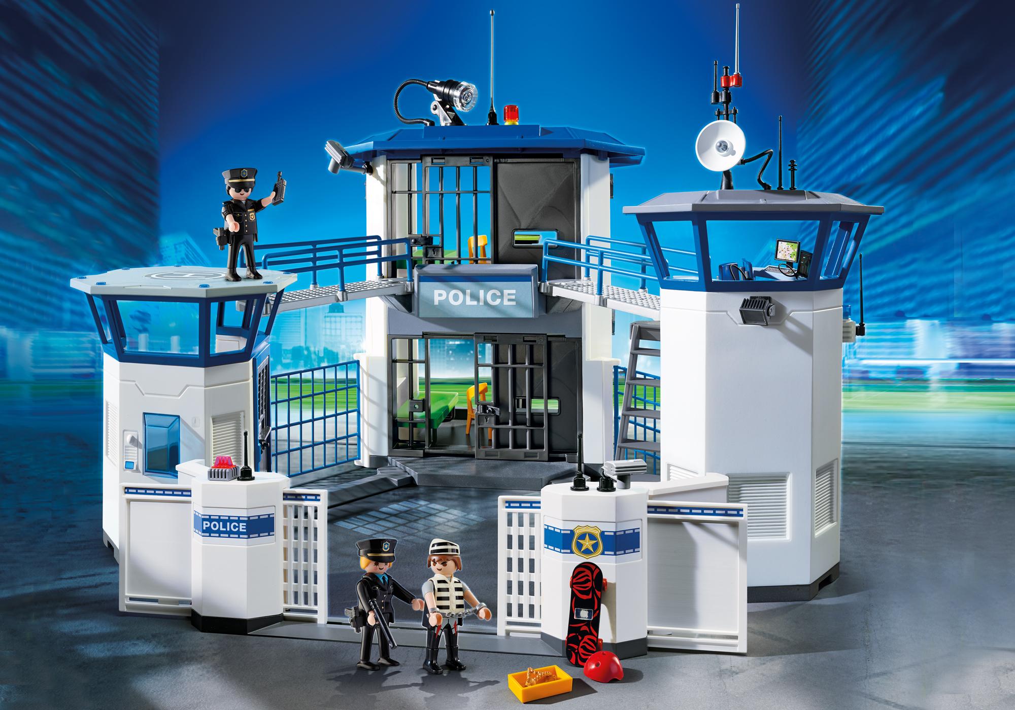 plan commissariat police playmobil