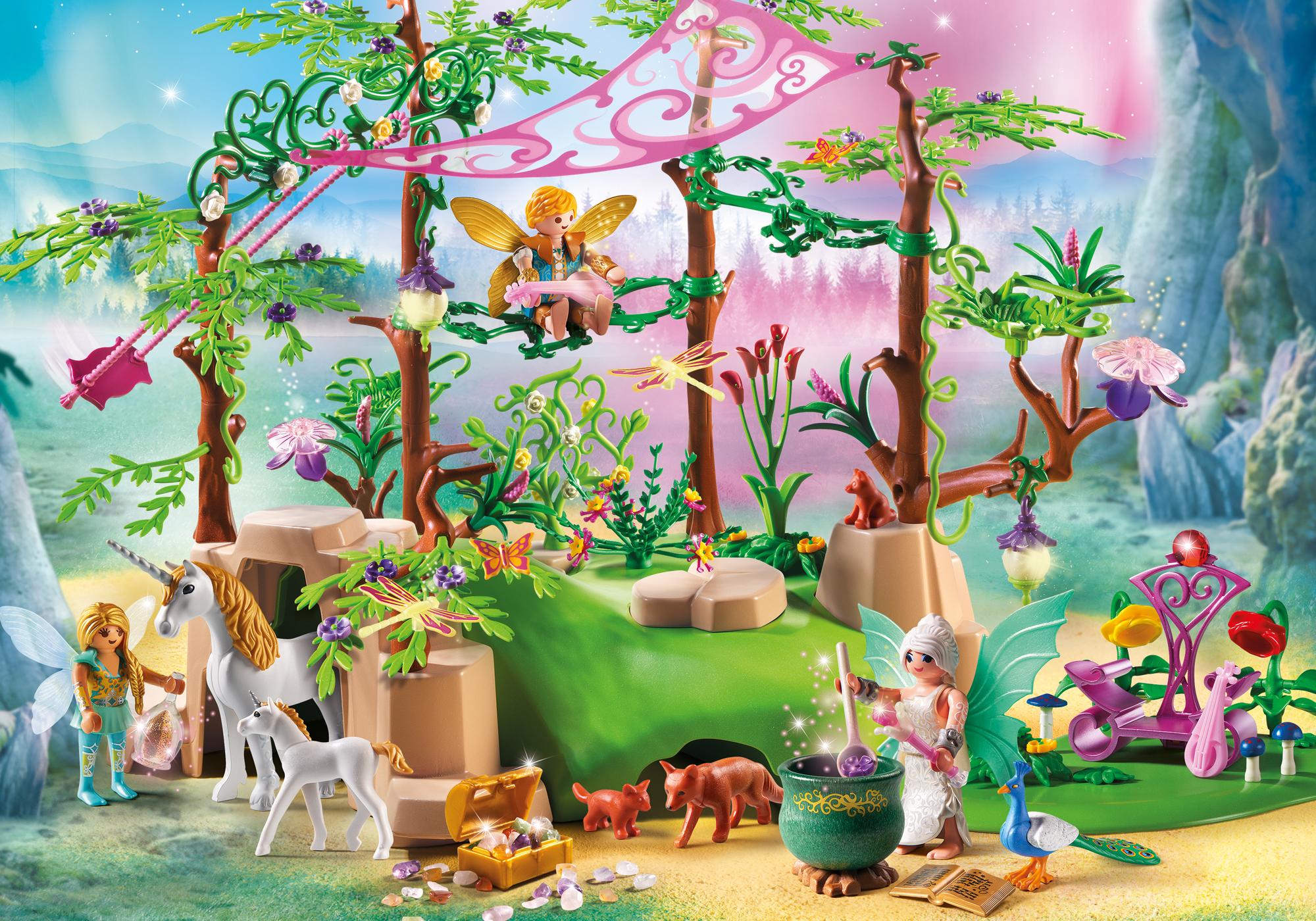 playmobil foret enchantée