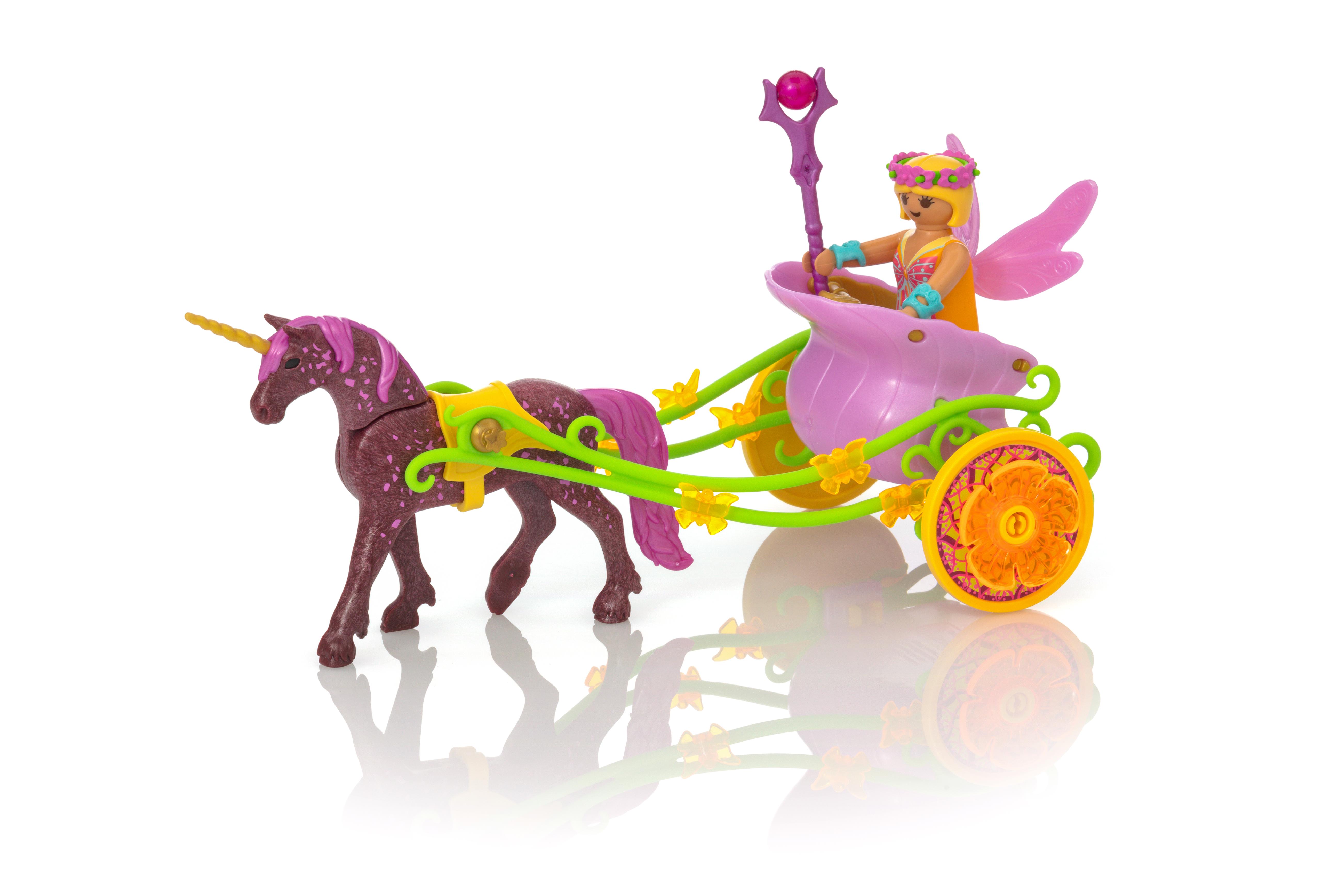 playmobil unicorn drawn fairy carriage