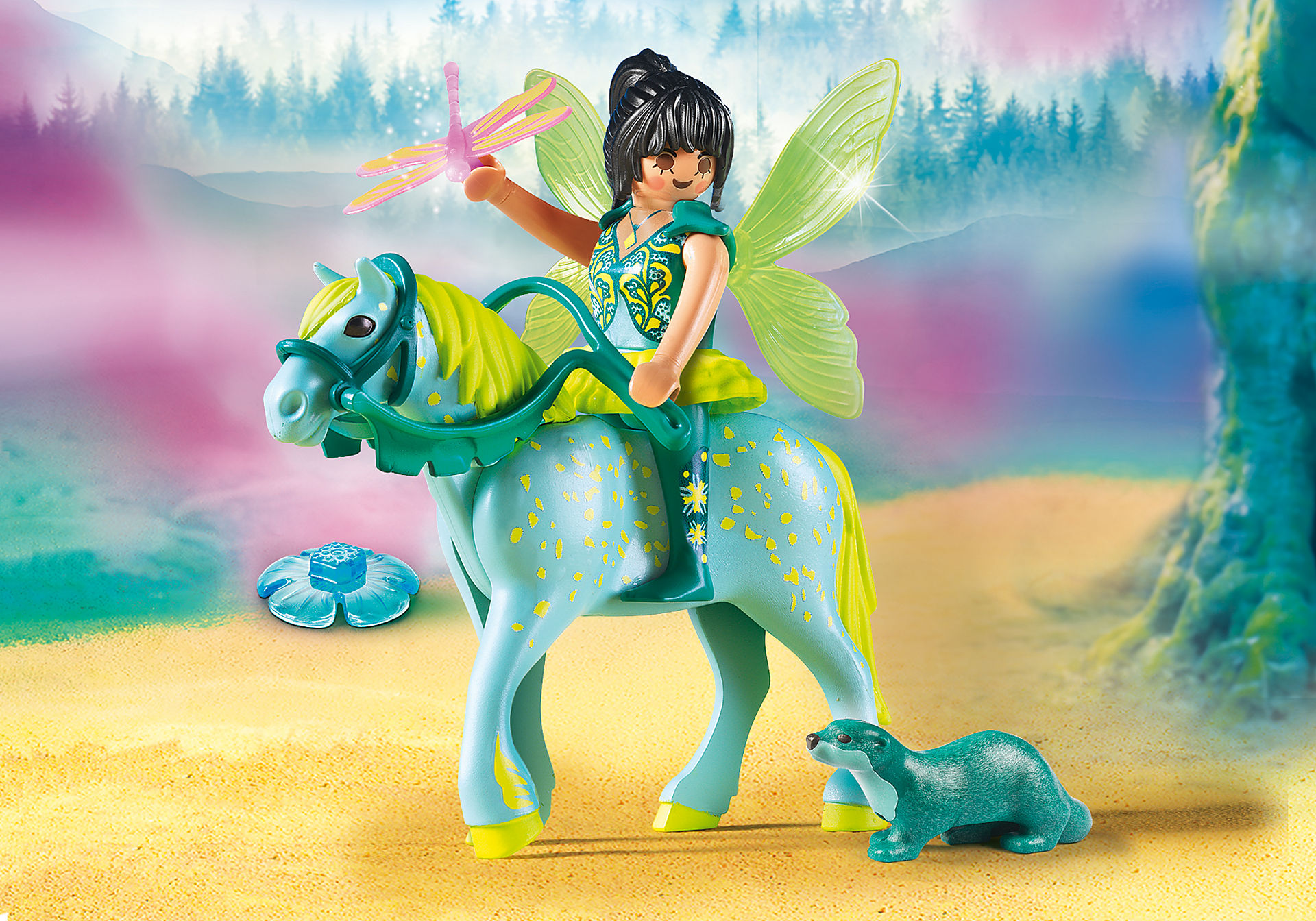 9137 Enchanted Fairy with Horse zoom image1