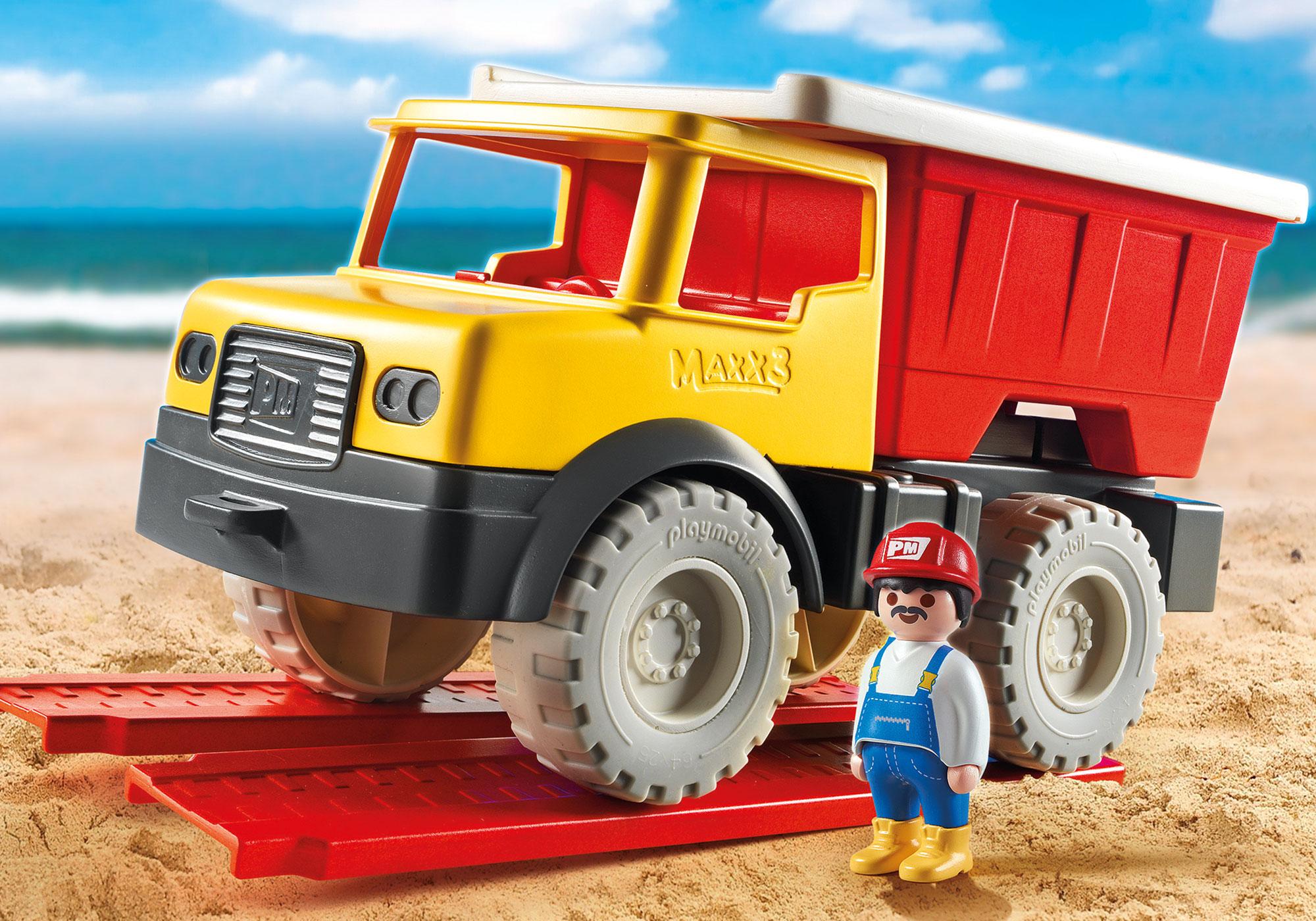 playmobil trash truck