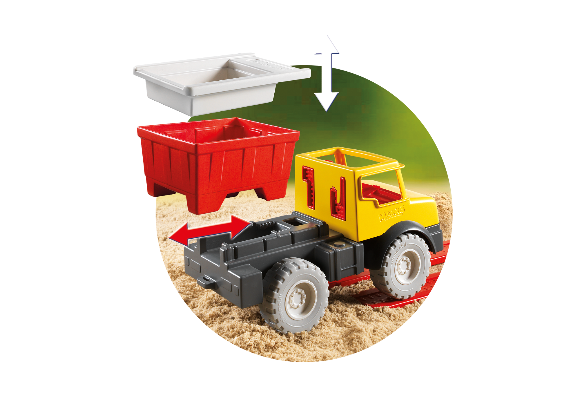 playmobil sand truck