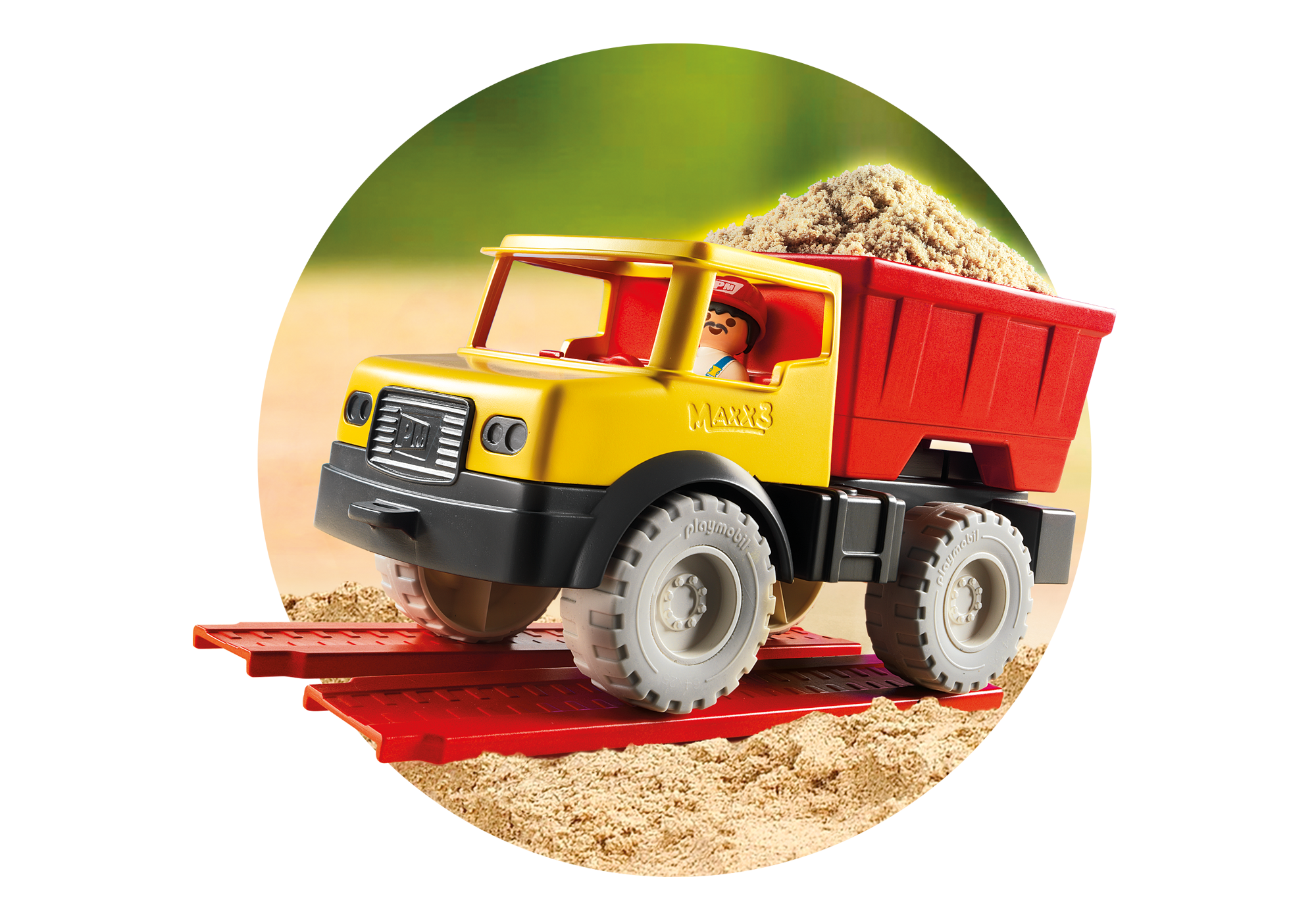 playmobil sand dump truck