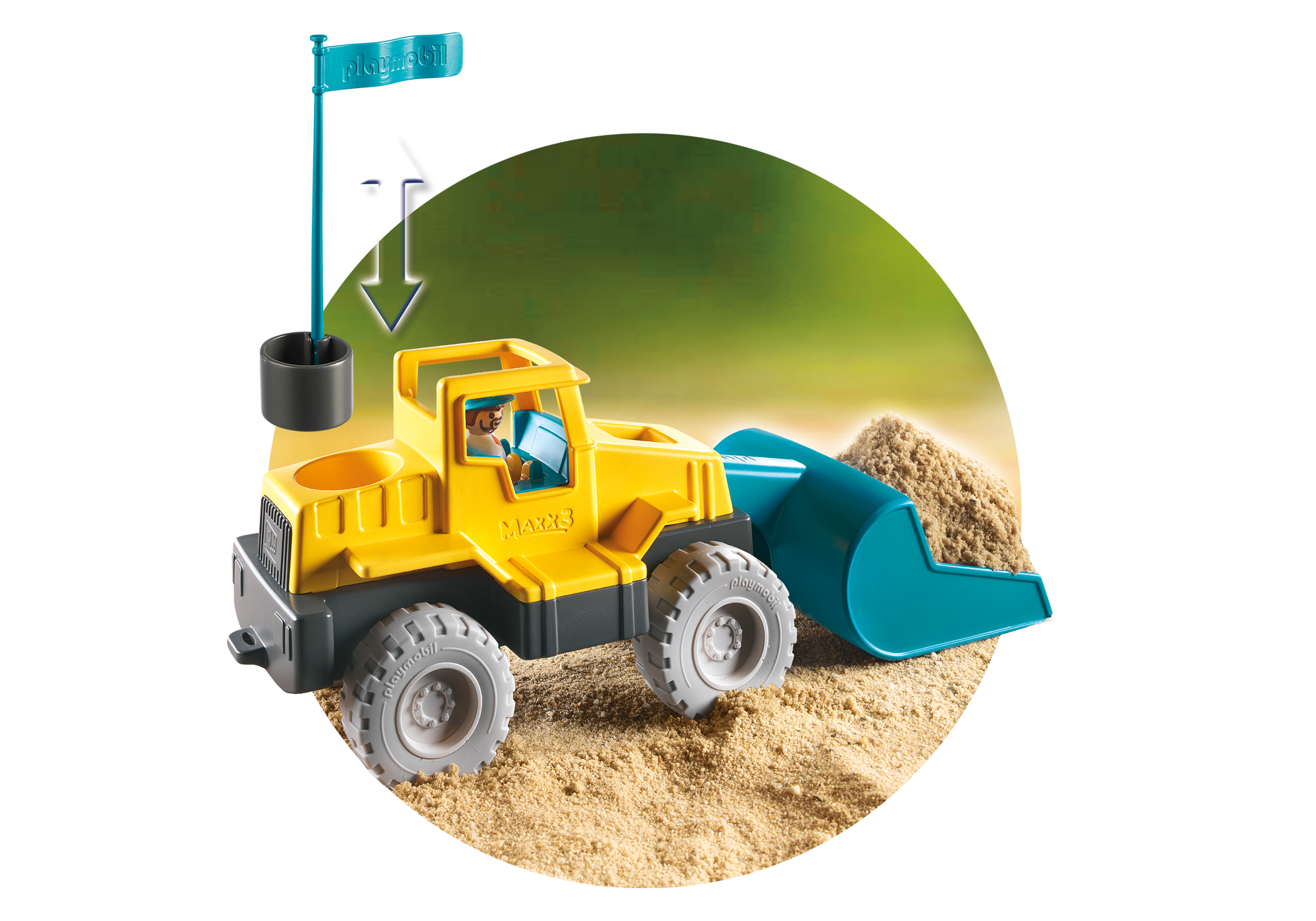 playmobil sand excavator