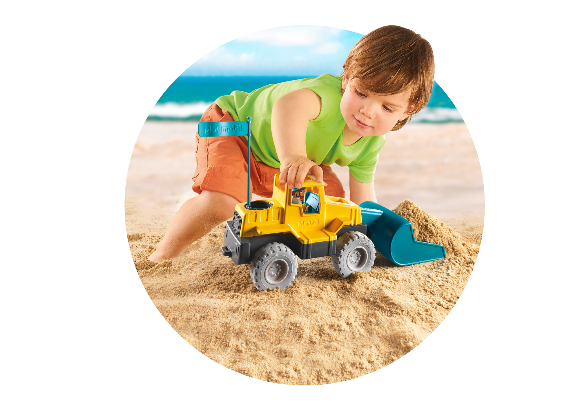 playmobil sand excavator