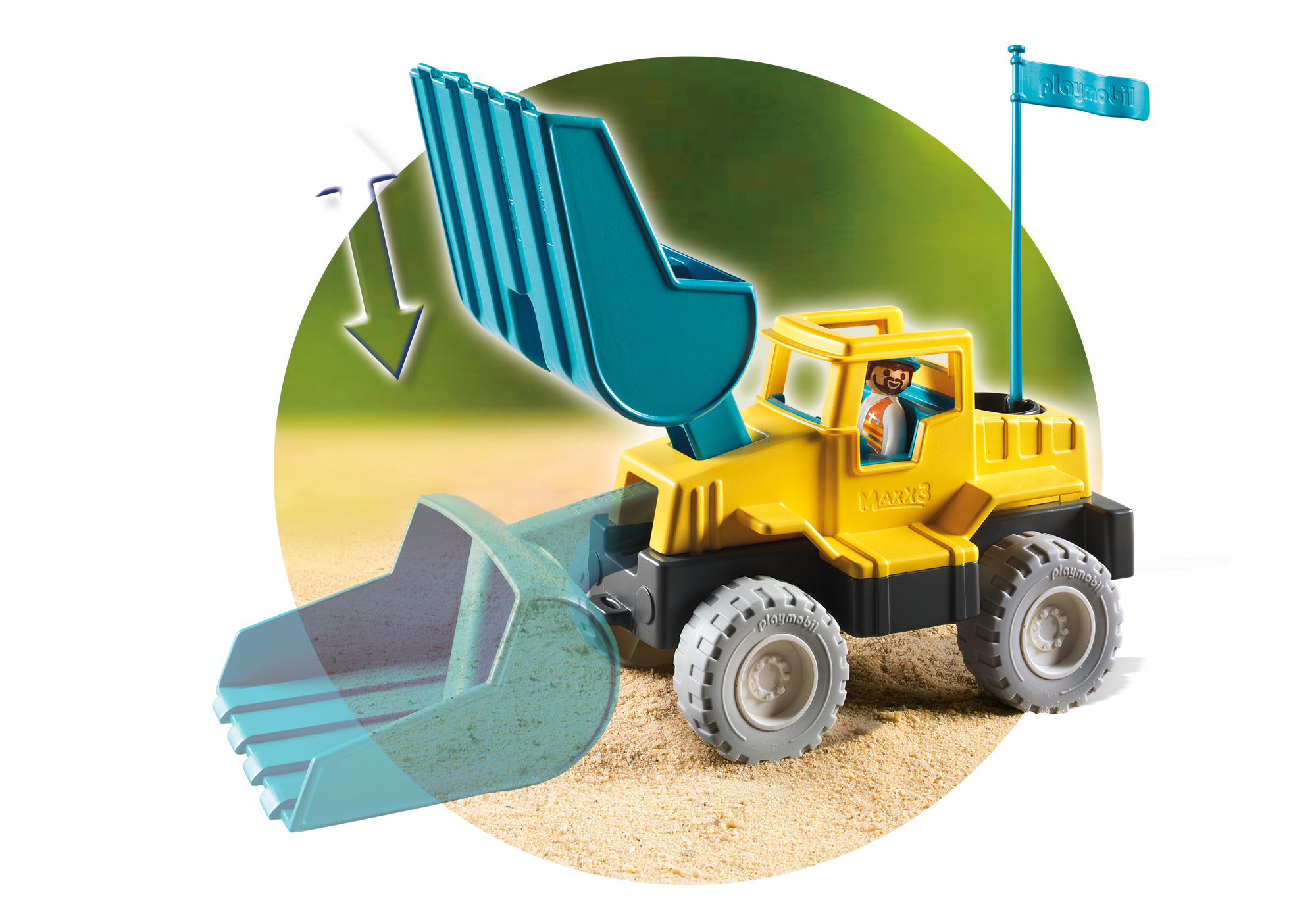 playmobil digger