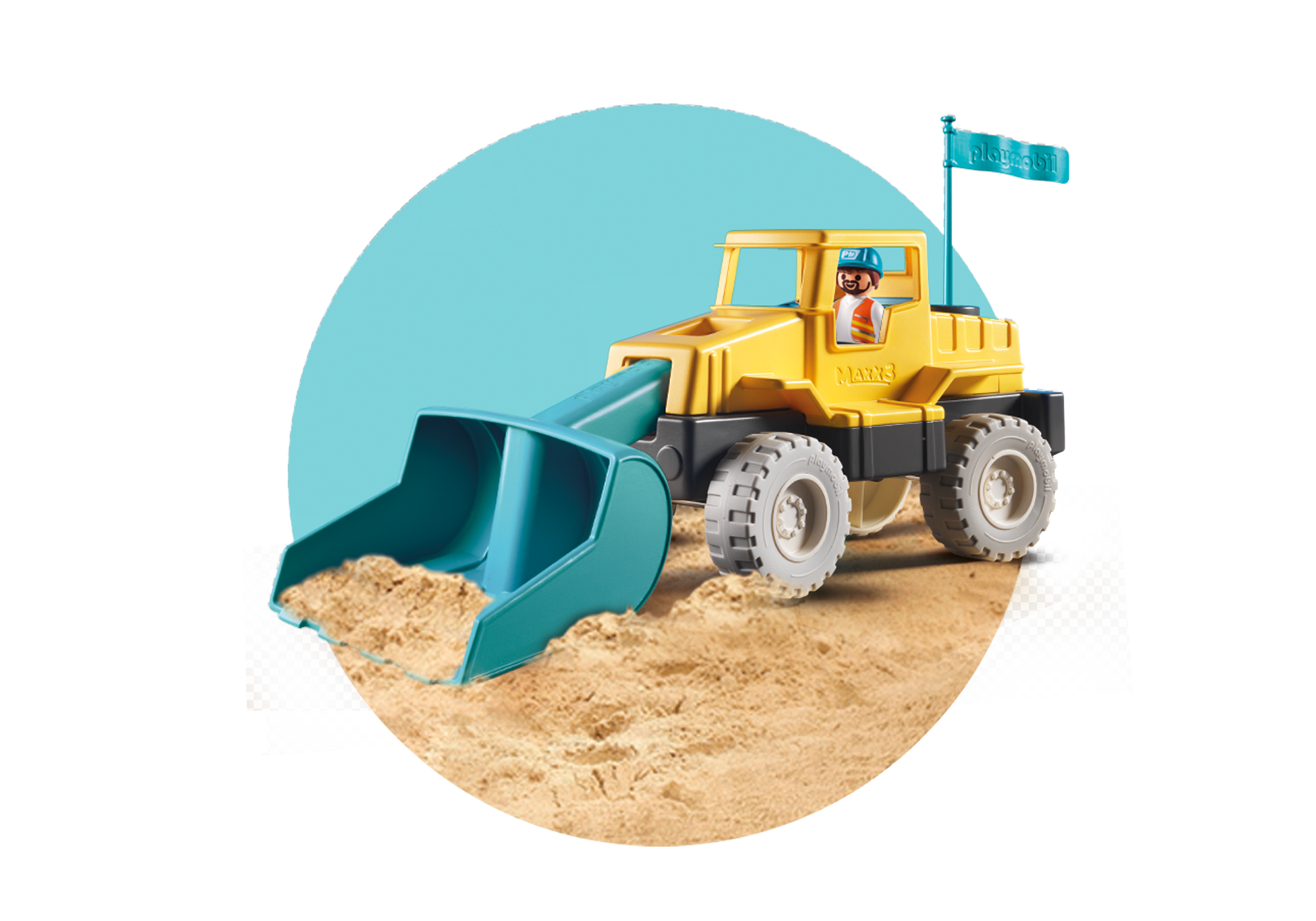 playmobil sand excavator