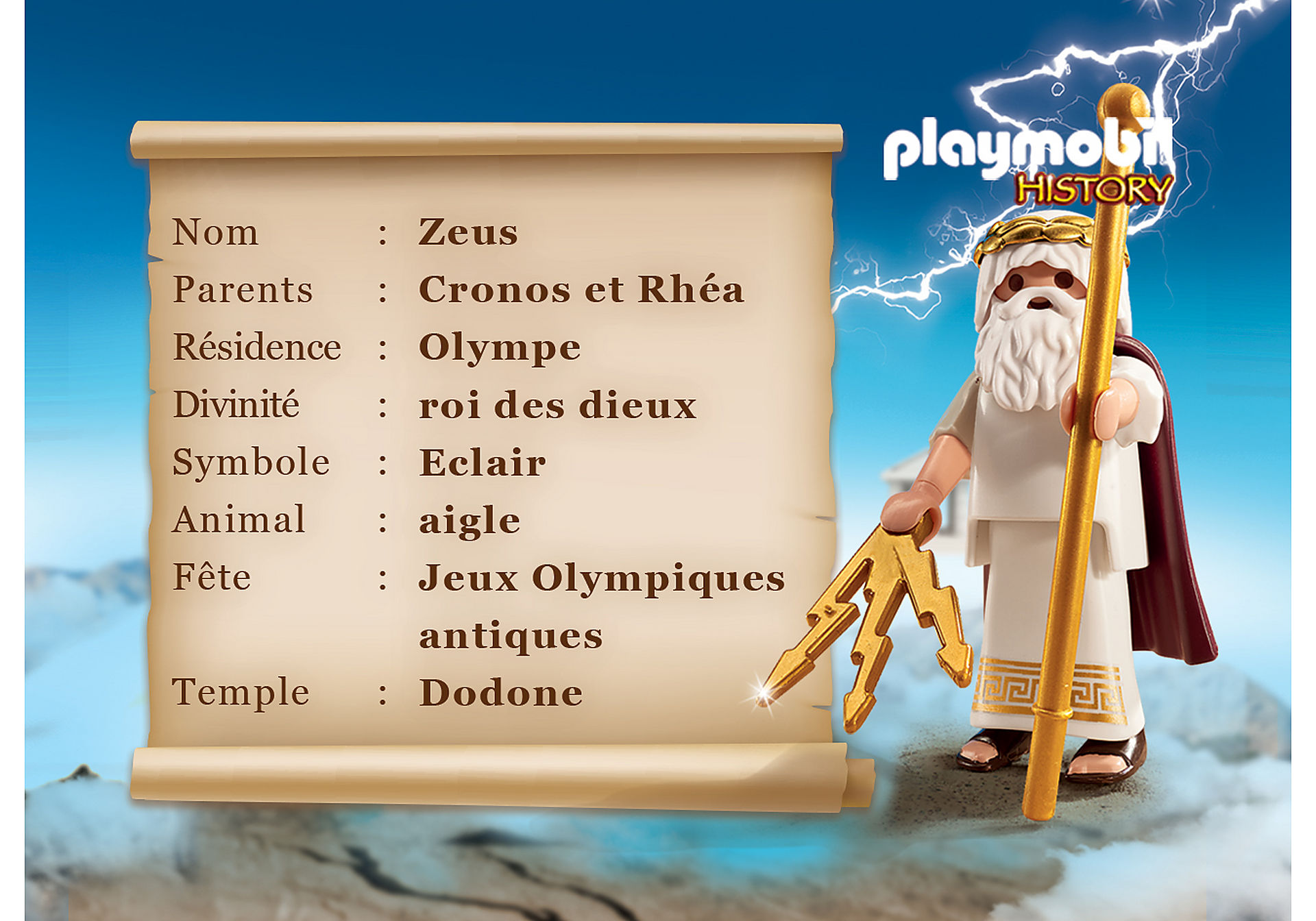 Quels Sont Les Attributs De Zeus Zeus - 9149 | PLAYMOBIL®