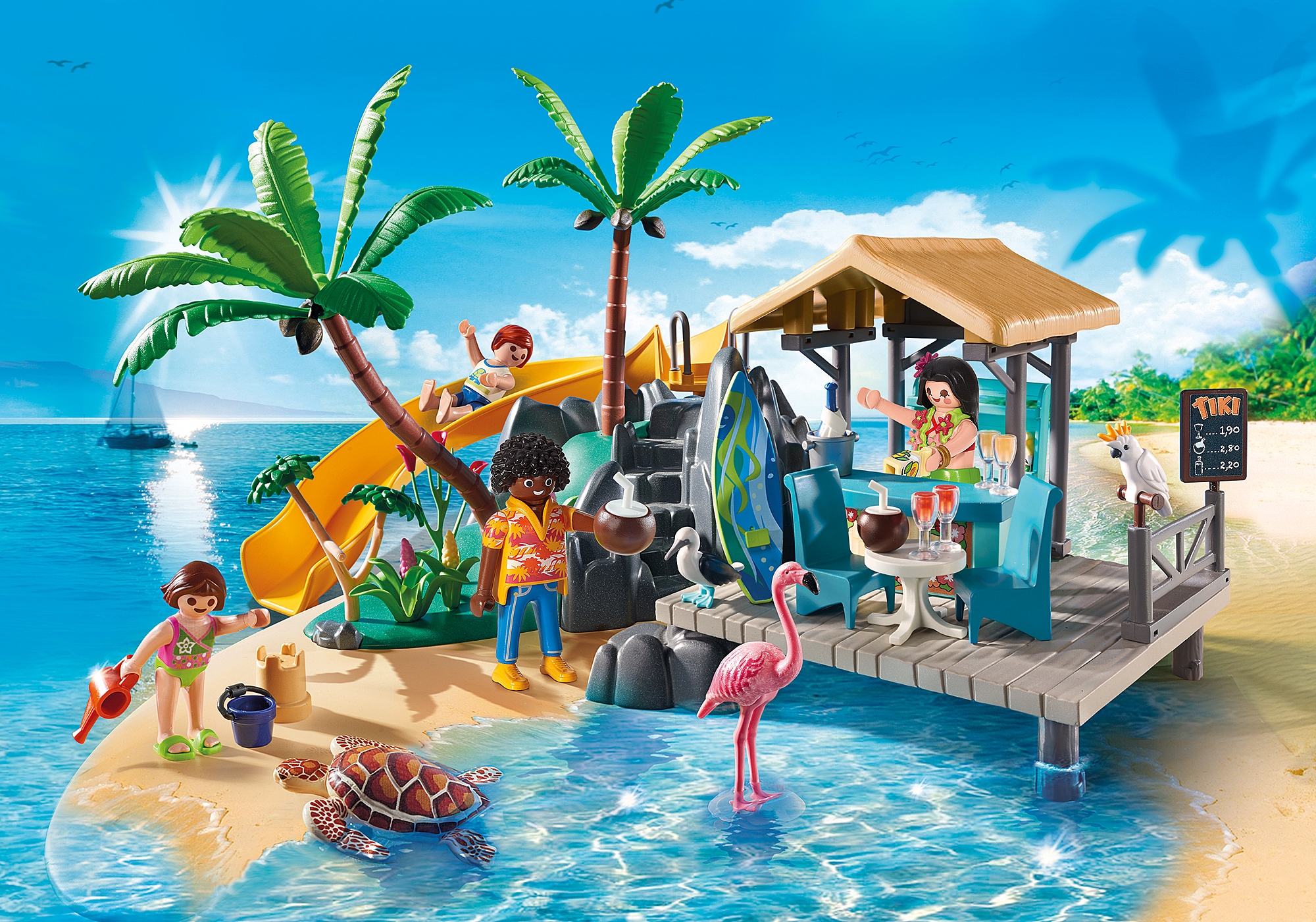 Playmobil island shop juice bar