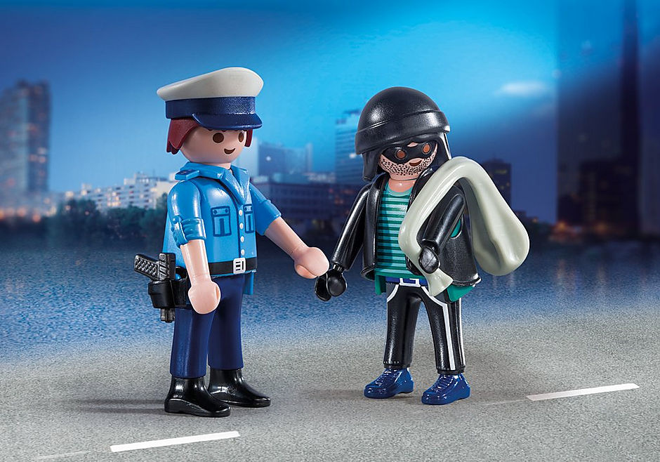 9218 Policeman and Burglar detail image 1