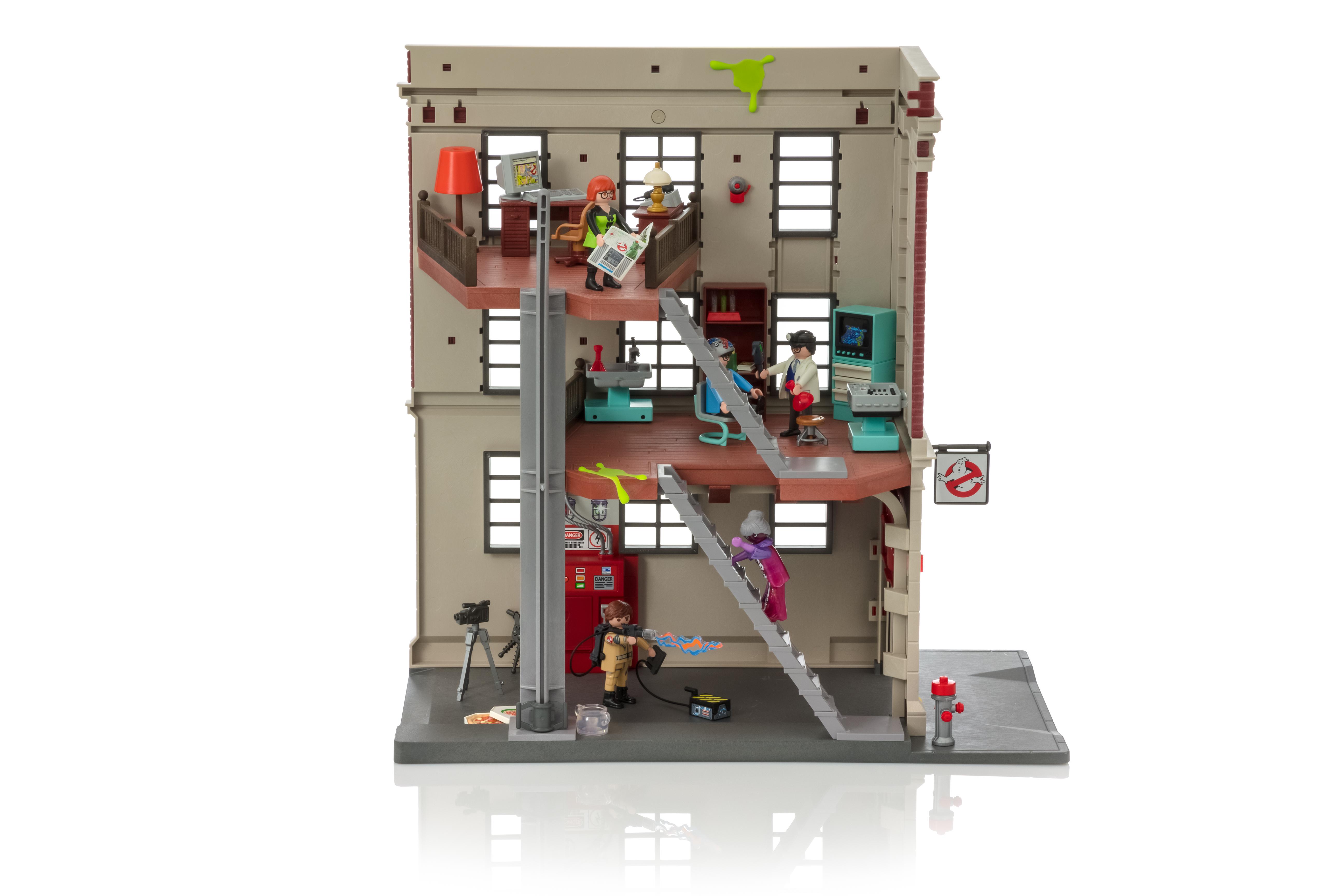 playmobil ghostbusters firehouse