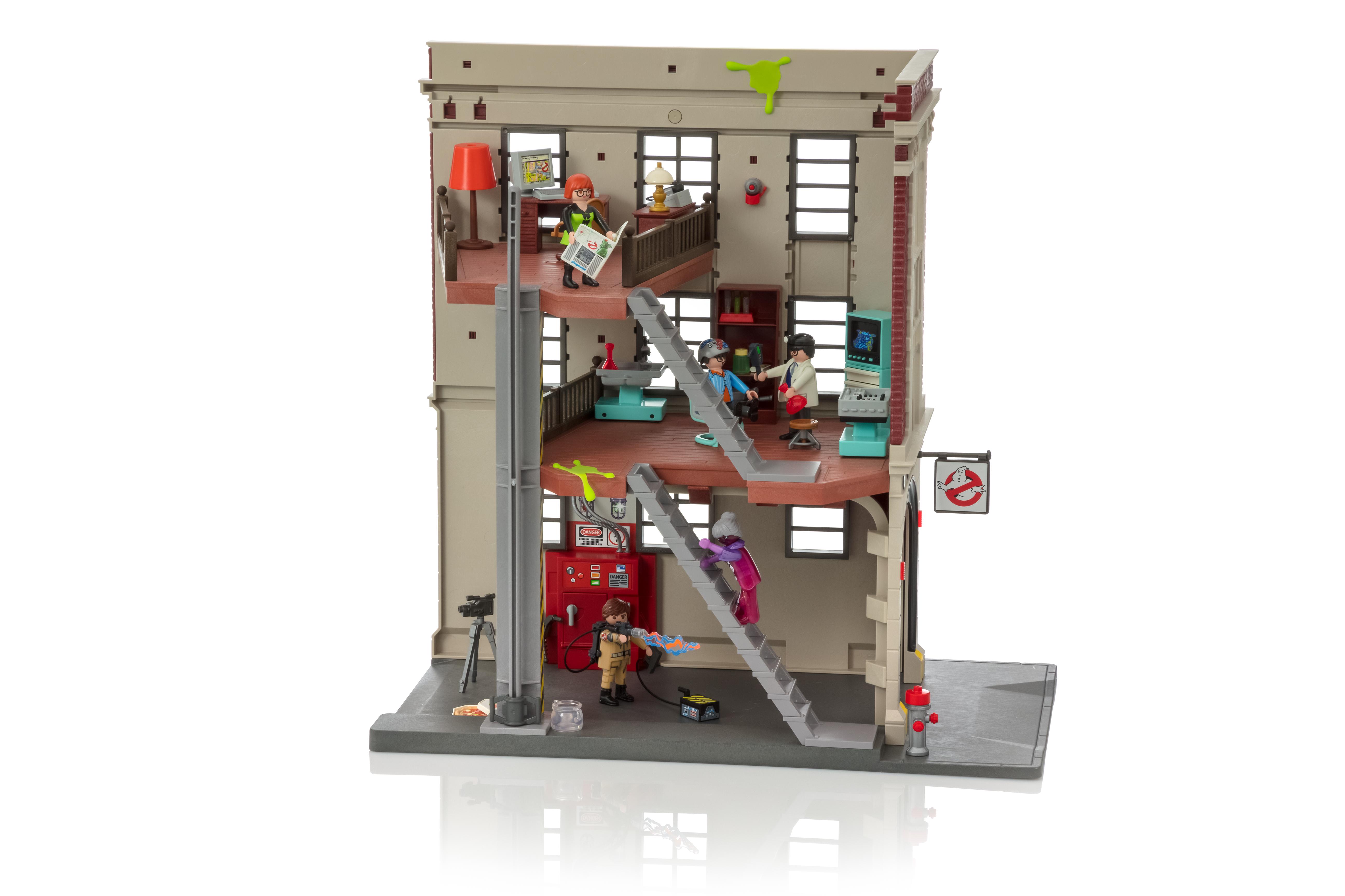 playmobil 9219 ghostbusters fire headquarters