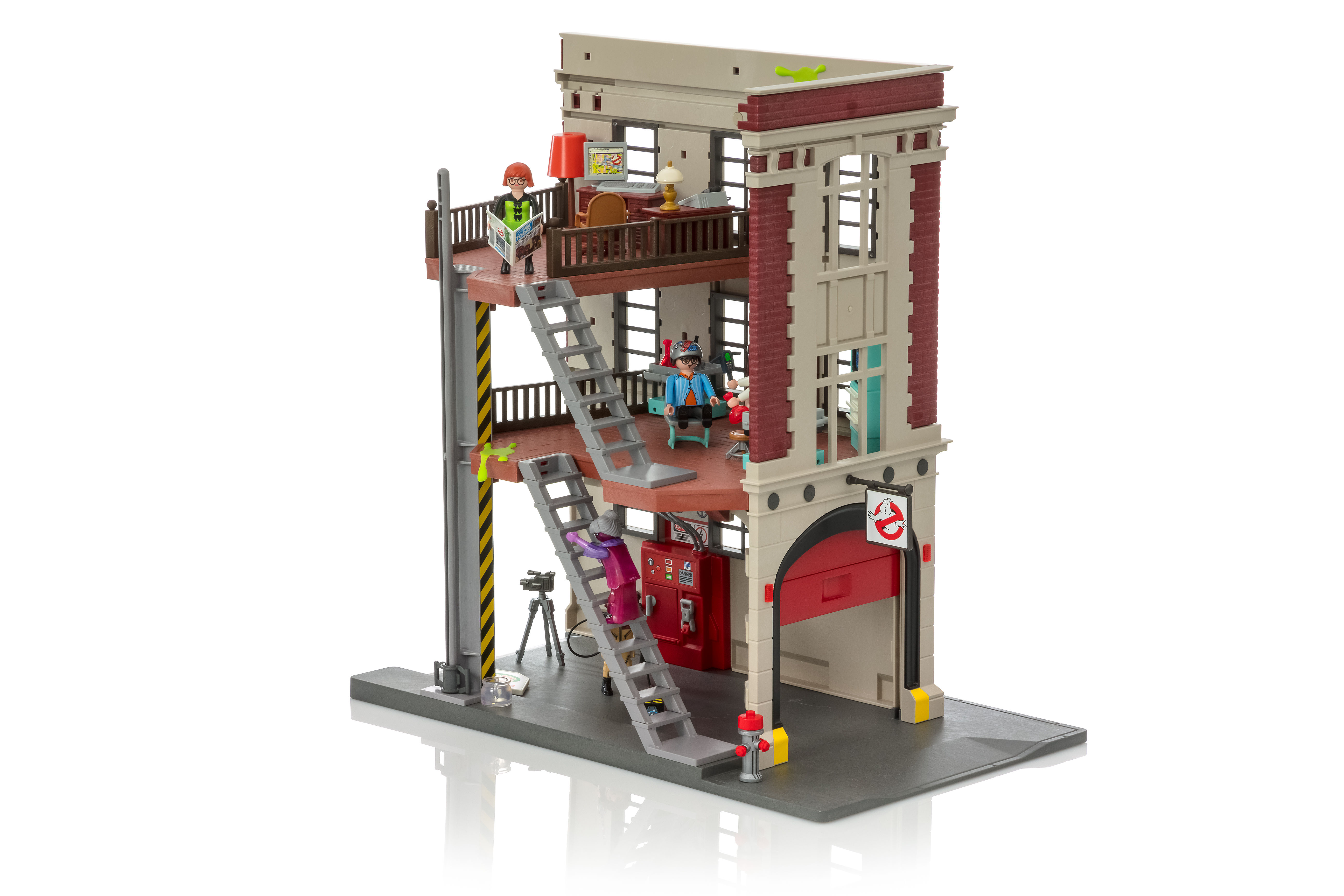 GHOSTBUSTERS - Quartier Général Ghostbusters 'PLAYMOBIL' Version 9219 :  : Playmobil Playmobil Ghostbusters