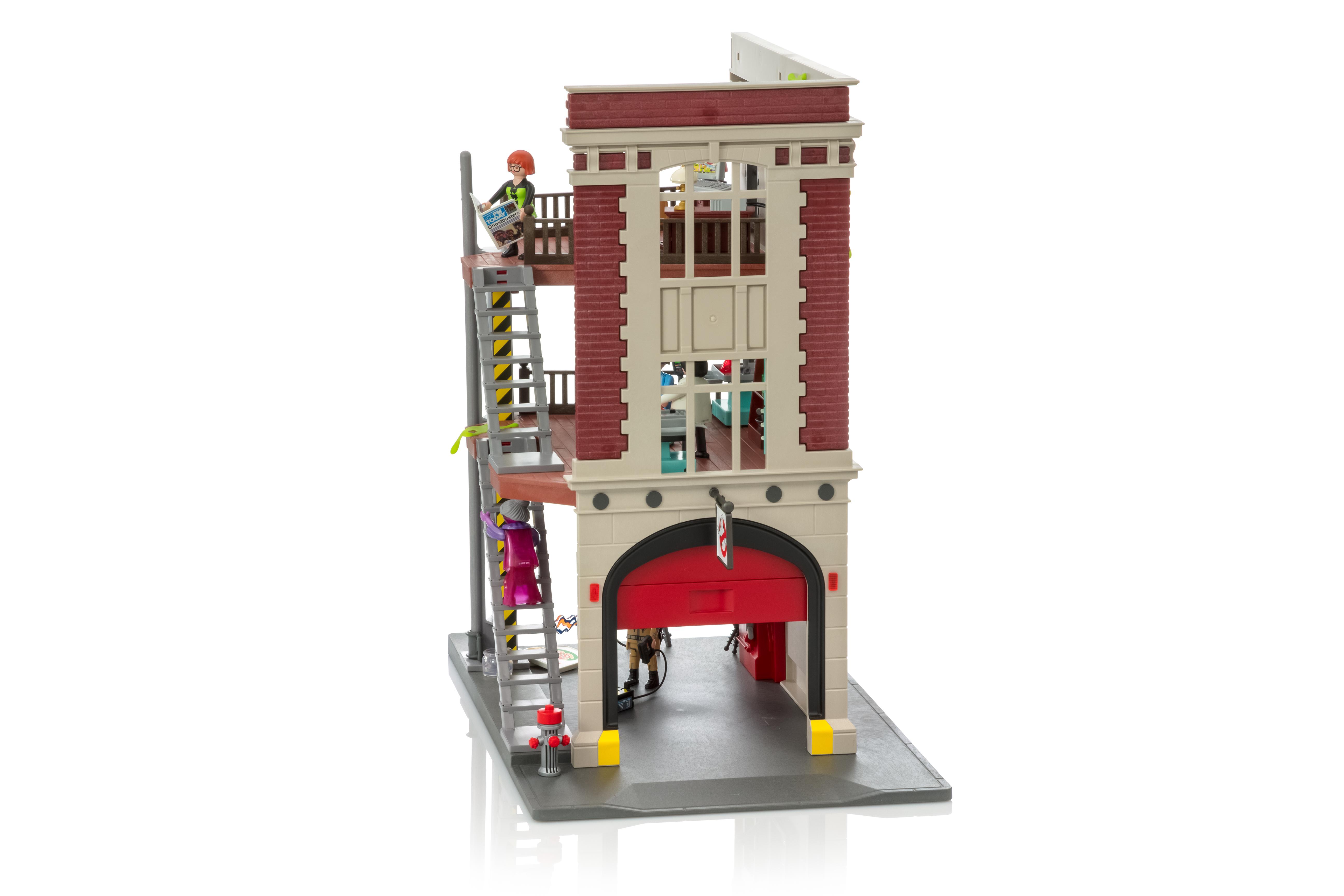 playmobil 9219 ghostbusters fire headquarters