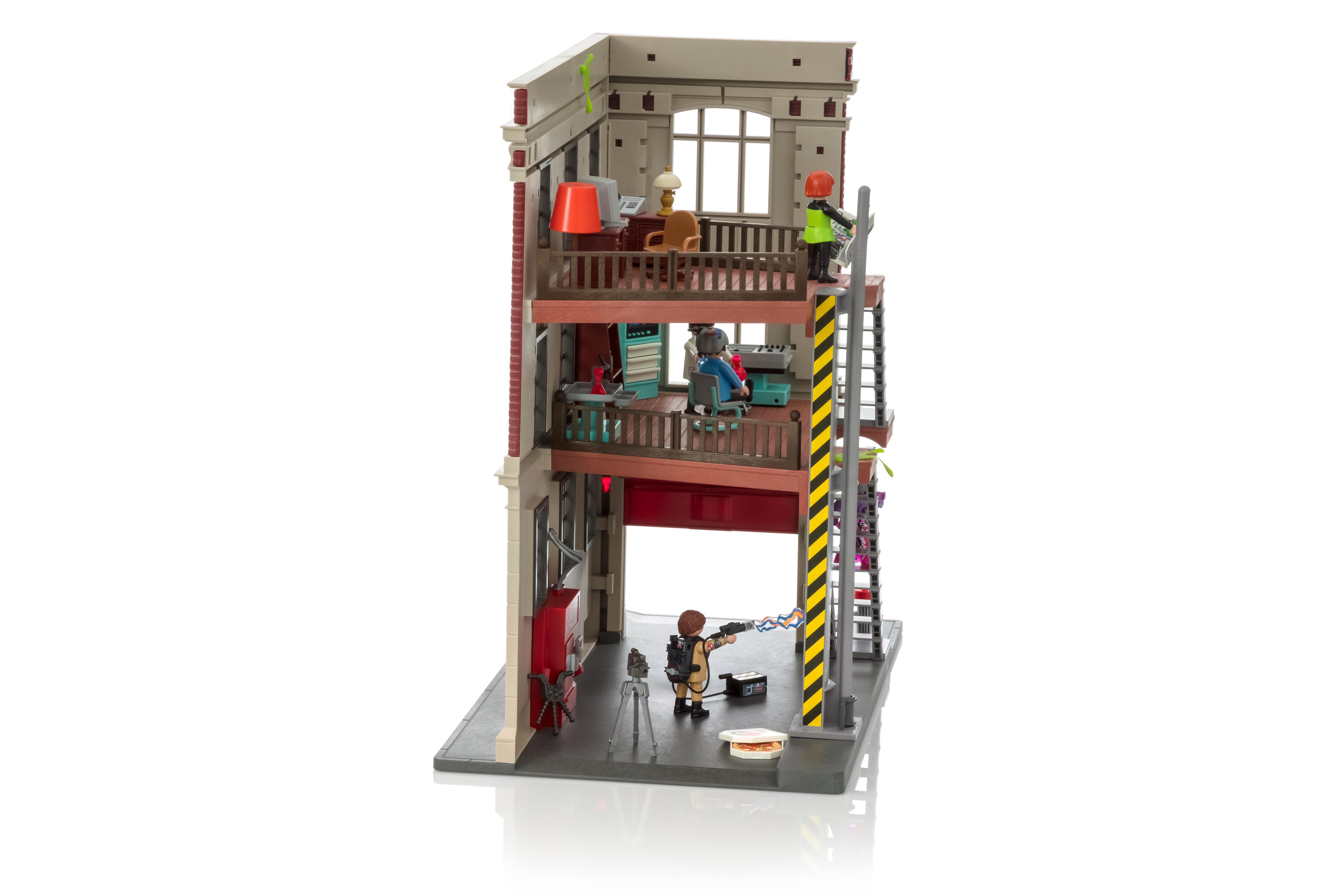 playmobil 9219 ghostbusters fire headquarters