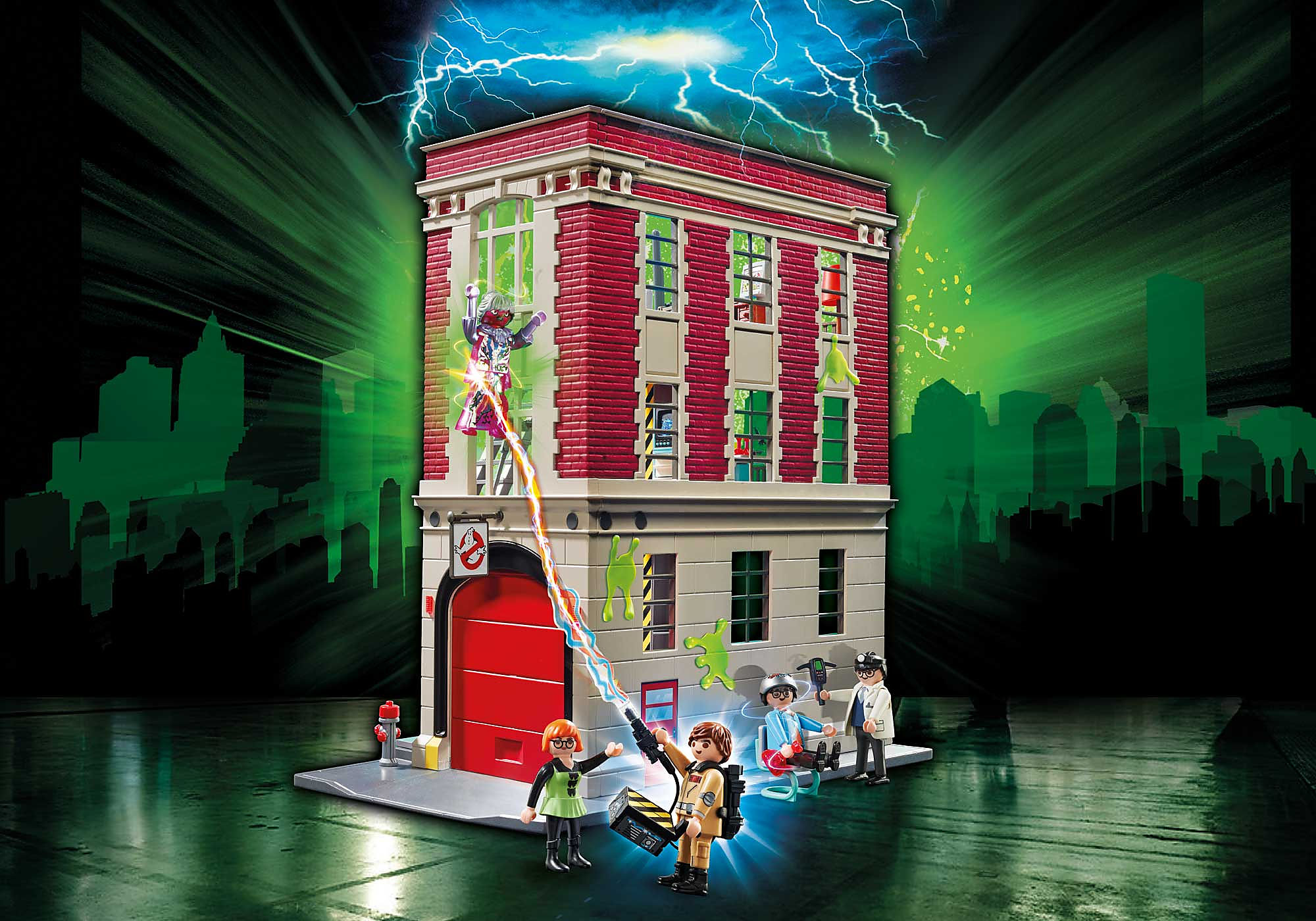 Sovesal svimmelhed binær Ghostbusters™ Firehouse - 9219 | PLAYMOBIL®