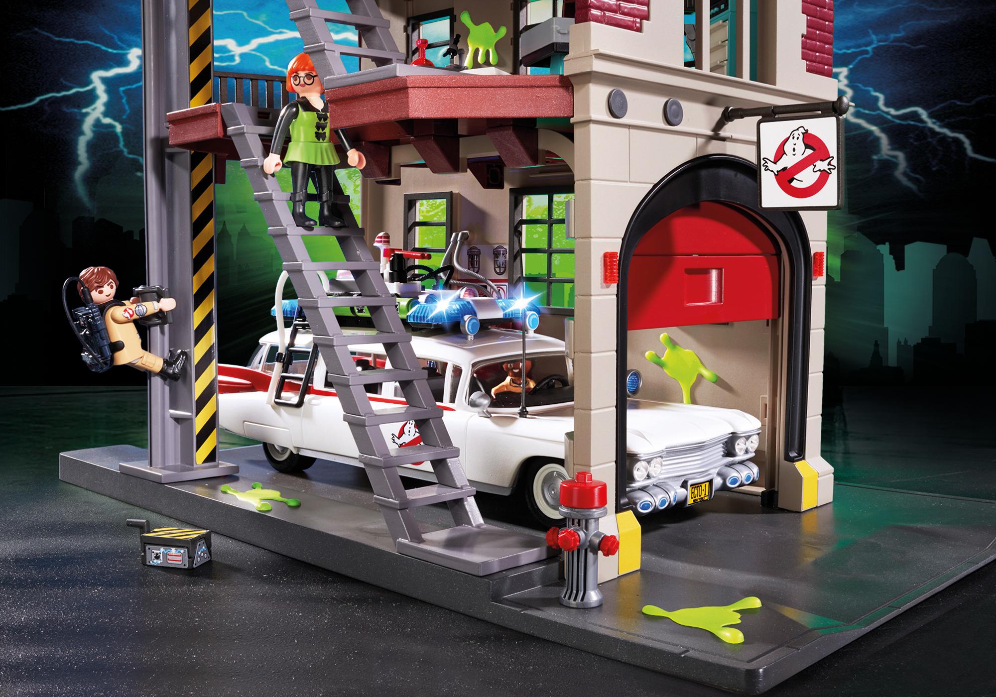 playmobil 9219 ghostbusters fire headquarters