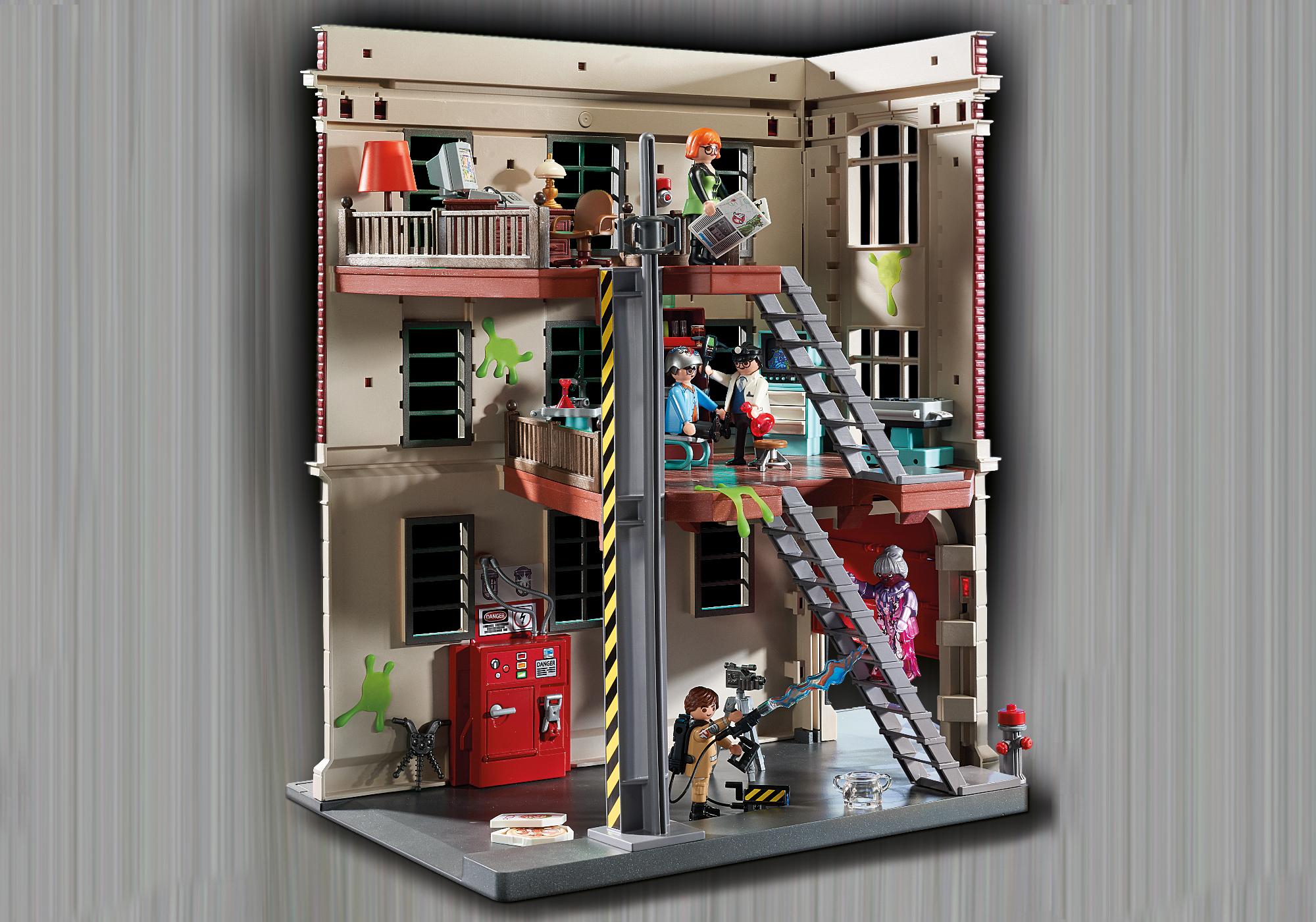 playmobil ghostbusters fire headquarters