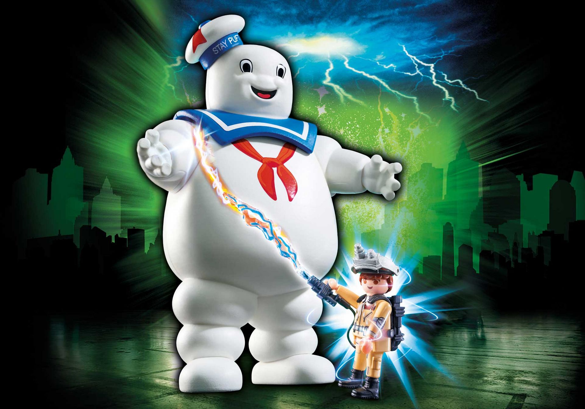 Details about   Playmobil Ghostbusters Set 9221 Stay Puft Marshmallow Man Stantz New Sealed 