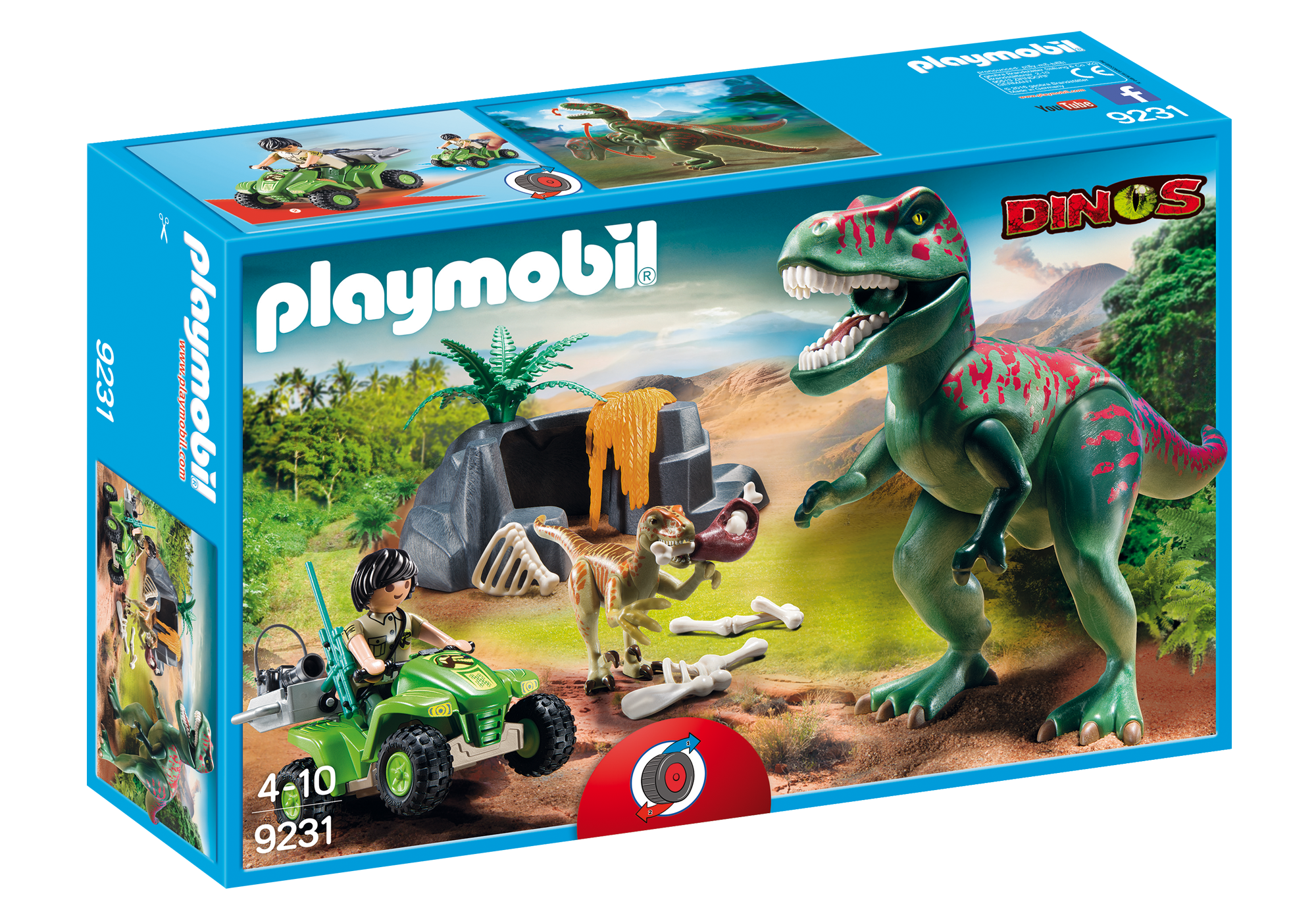 playmobil dinosaur set