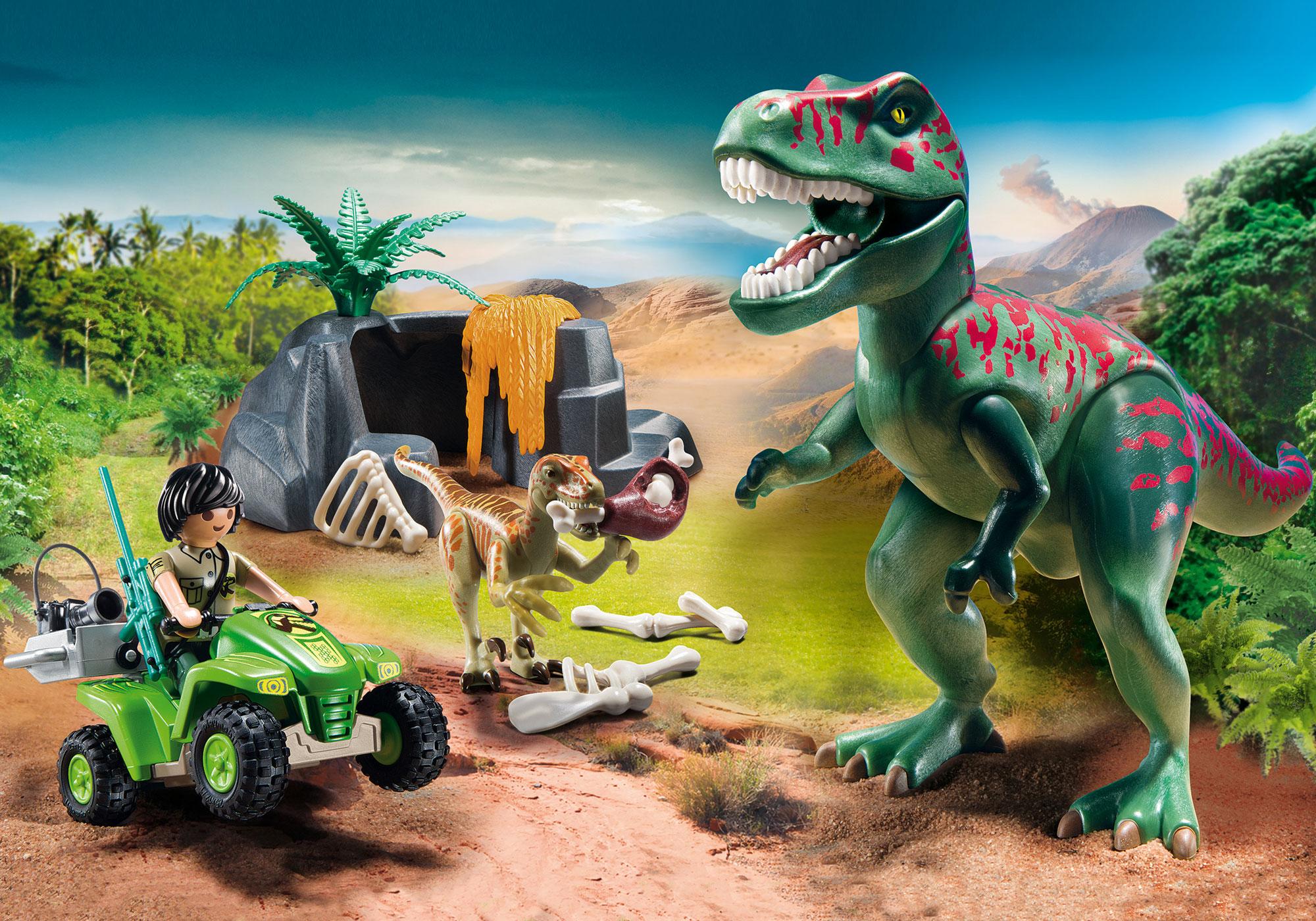 playmobil dinosaur set