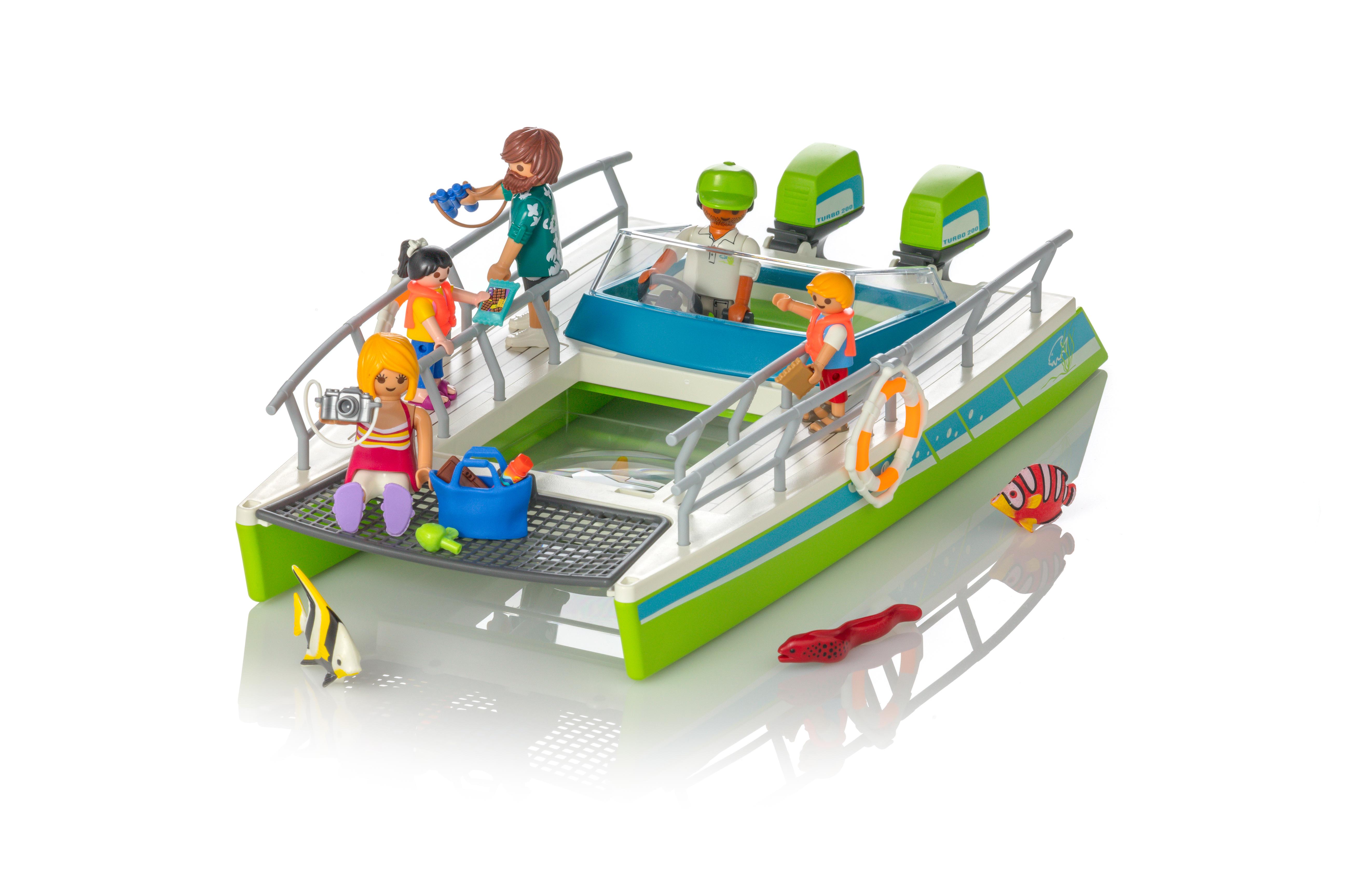 playmobil glass bottom boat