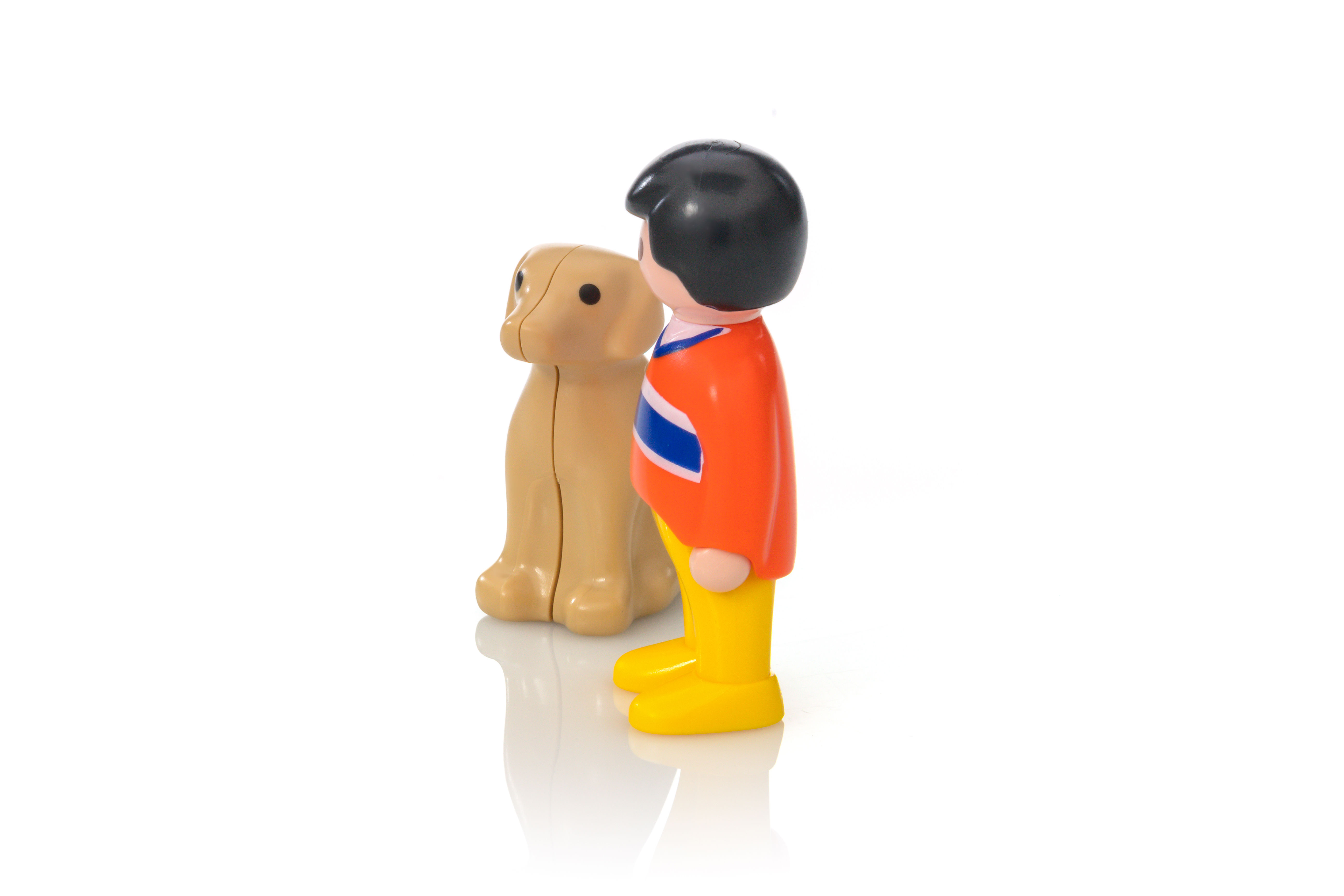 Garçon avec chien Playmobil 1.2.3. 9256 – La Grande Récré : vente