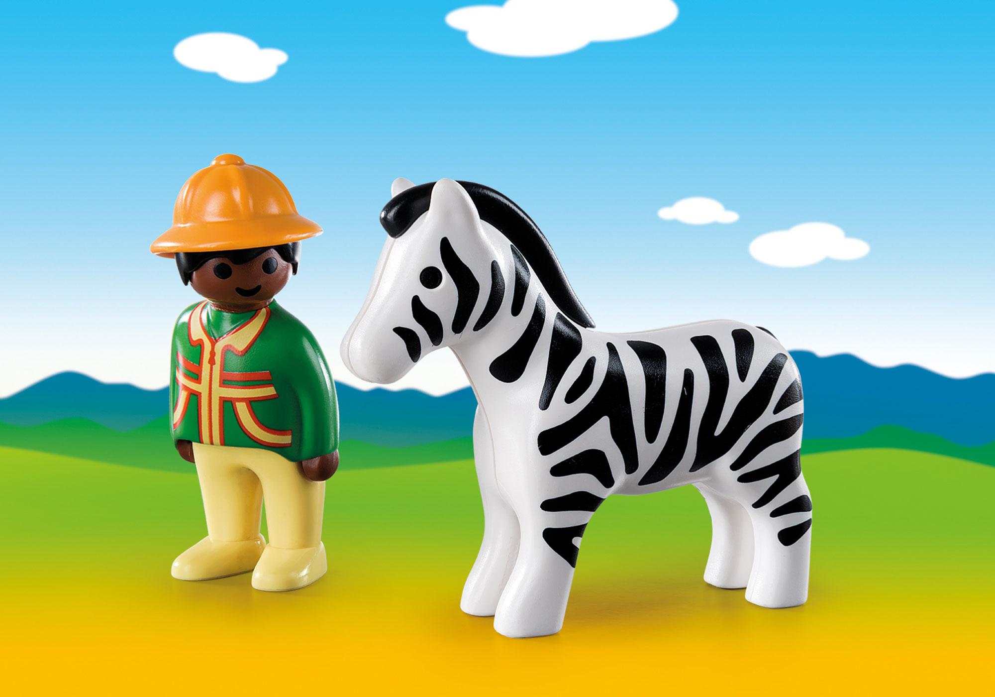 9257 1.2.3 Homem com Zebra