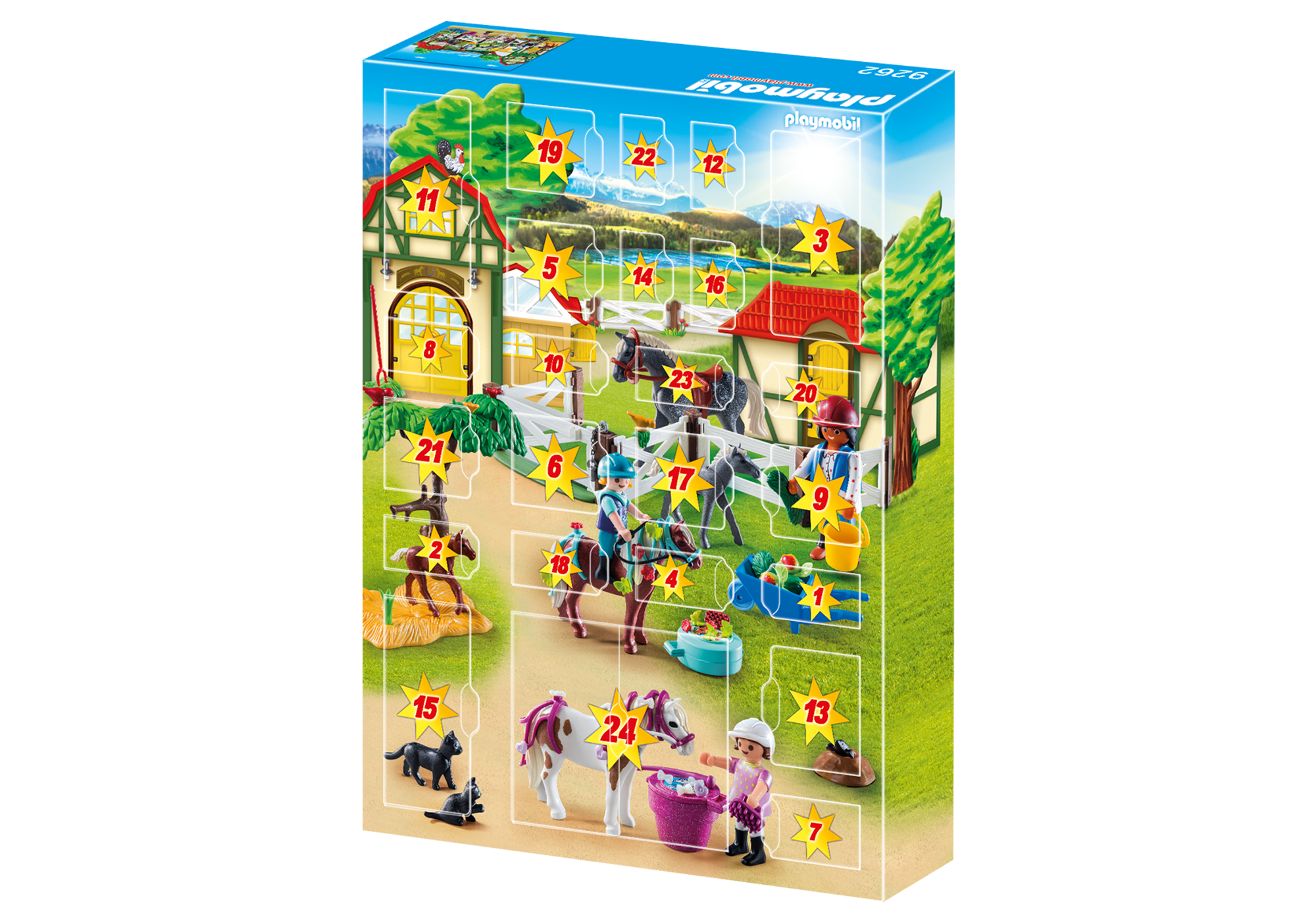 calendrier avent playmobil chevaux