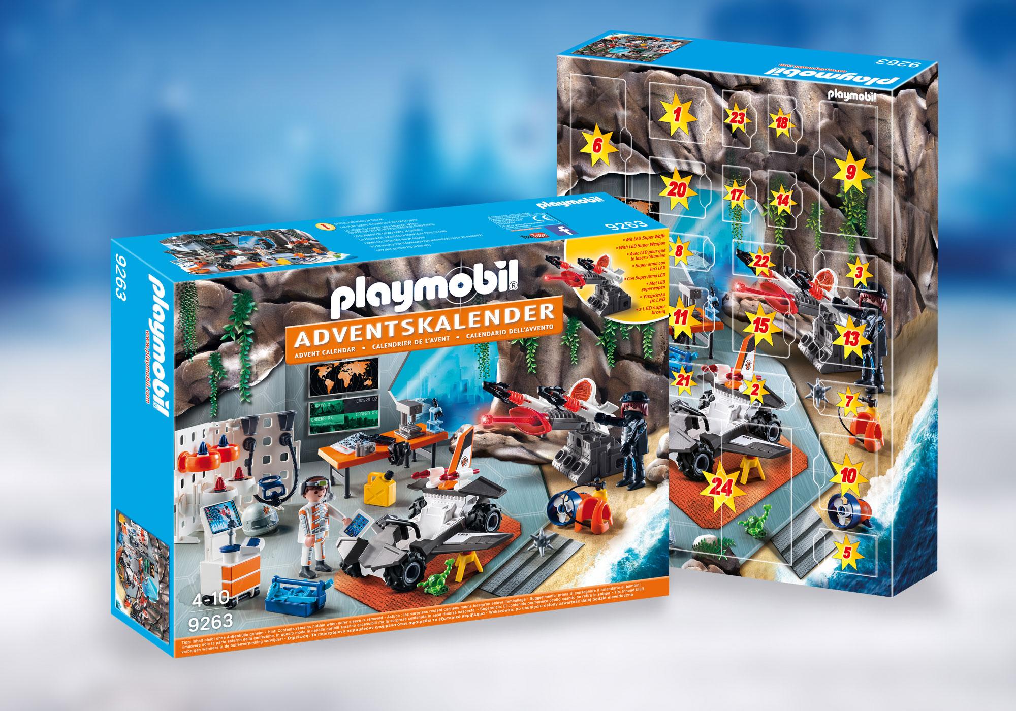 calendrier playmobil top agent