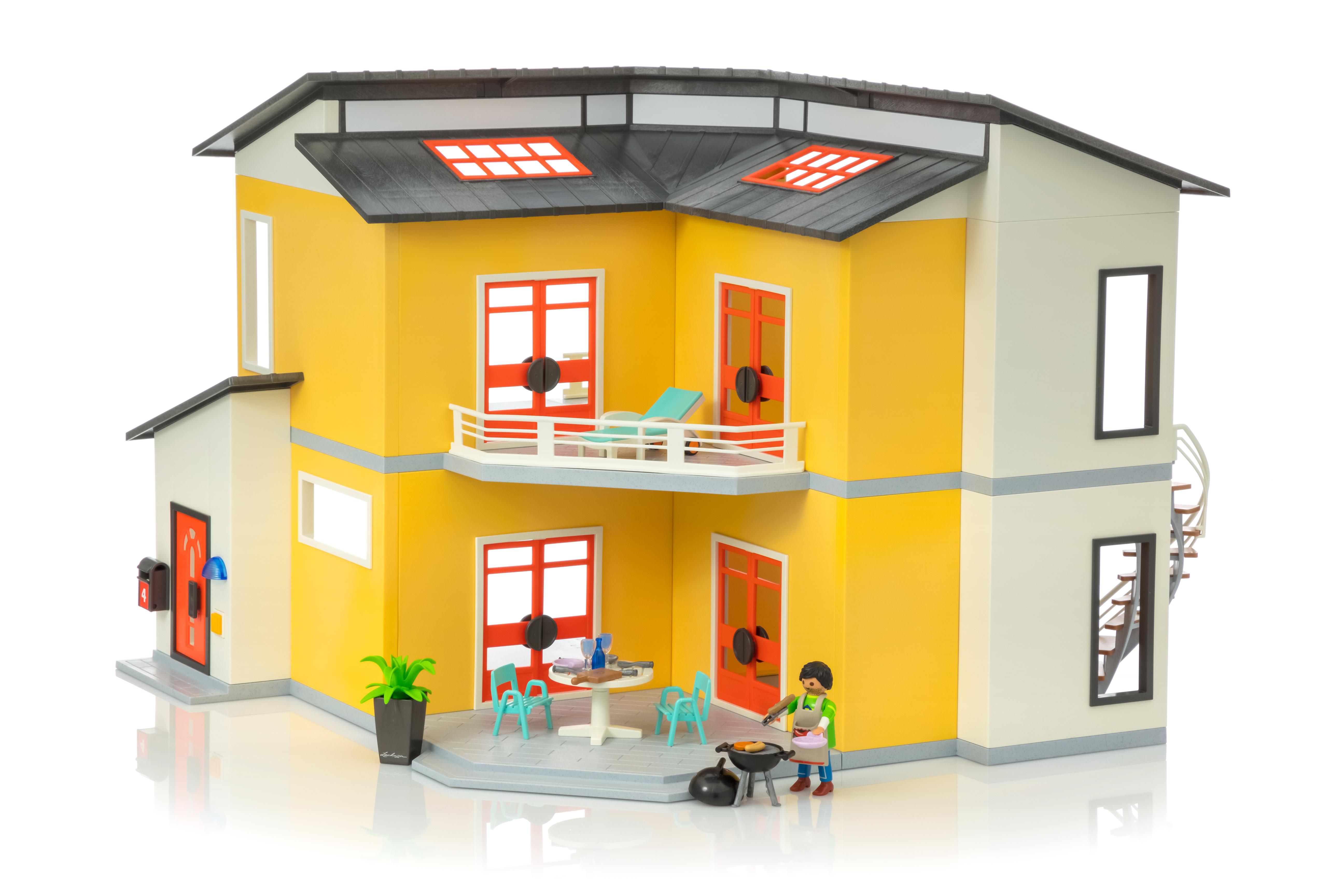 maison playmobil jaune