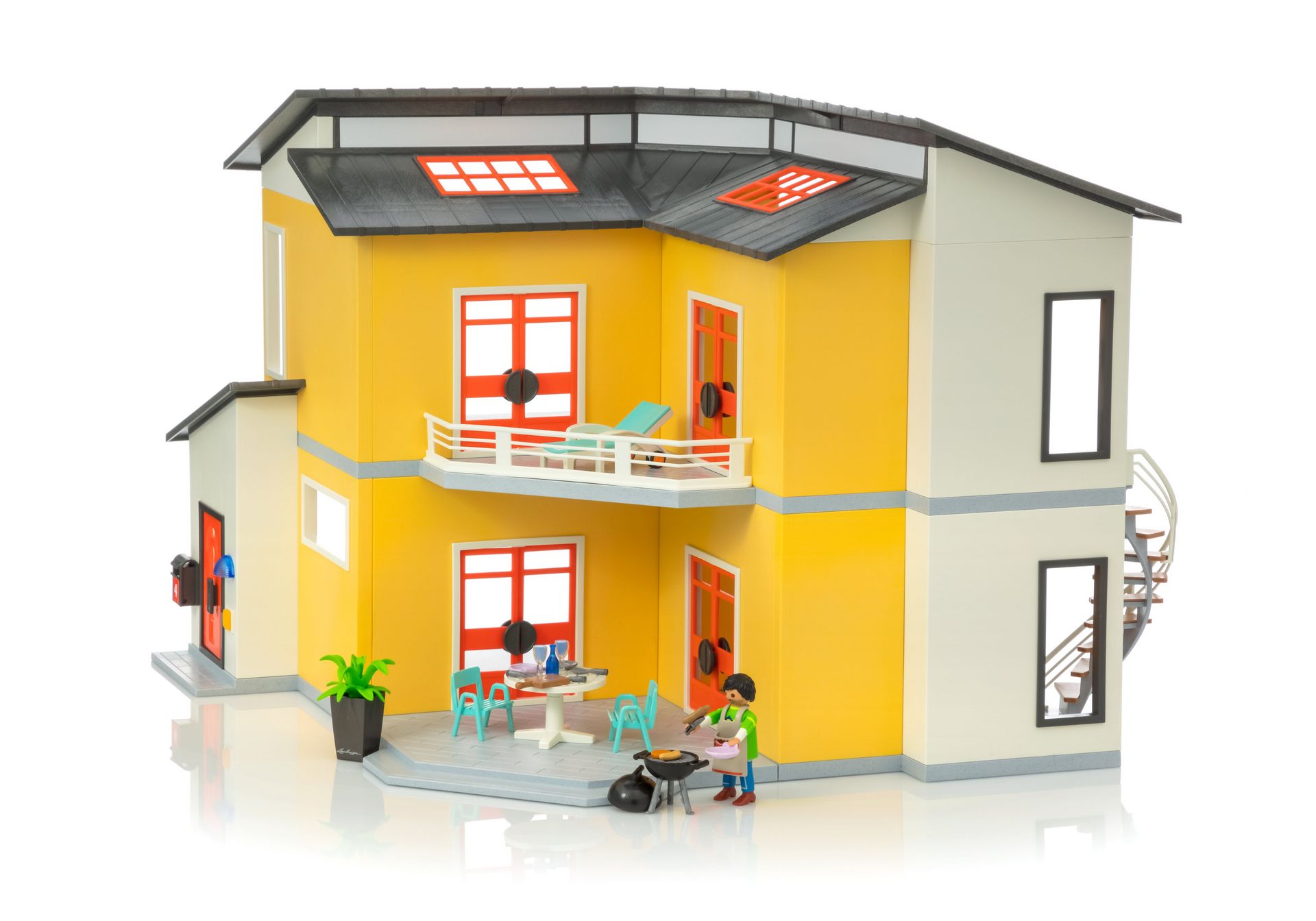 Zimmereinrichtung Fröhliches Playmobil Bunt City Life9270 Modernes Wohnhaus 9266 