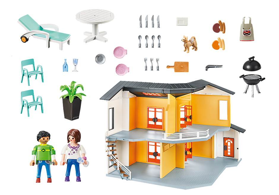Modernes Wohnhaus - 9266 - PLAYMOBIL® Deutschland Modernes Wohnhaus - 9266 - PLAYMOBIL® Deutschland