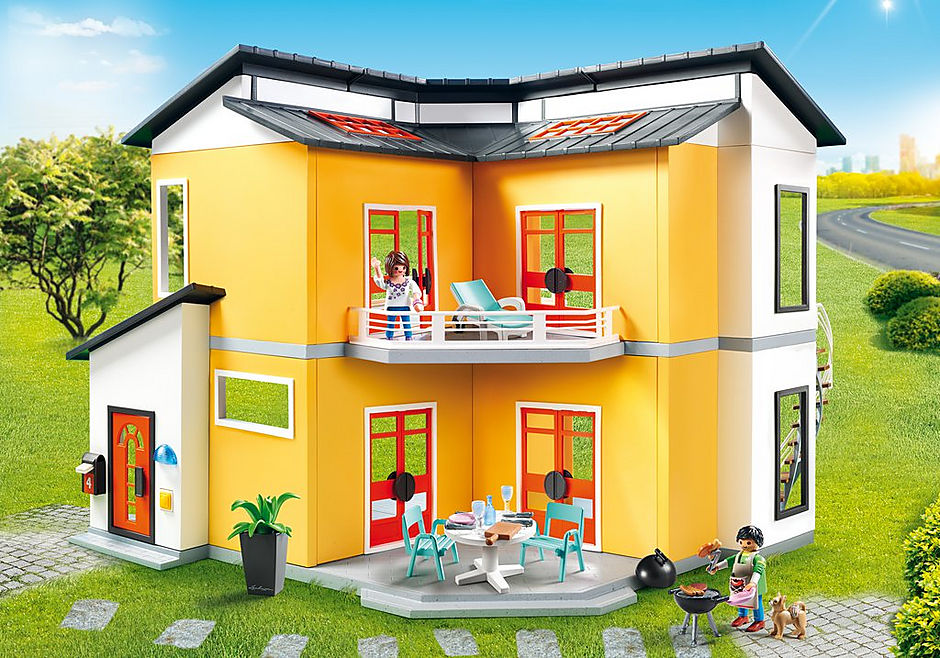 Modernes Wohnhaus - 9266 - PLAYMOBIL® Deutschland Modernes Wohnhaus - 9266 - PLAYMOBIL® Deutschland