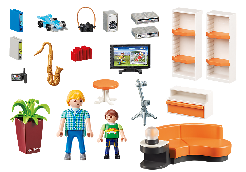 Wohnzimmer - 9267 - PLAYMOBIL® Deutschland Wohnzimmer - 9267 - PLAYMOBIL® Deutschland