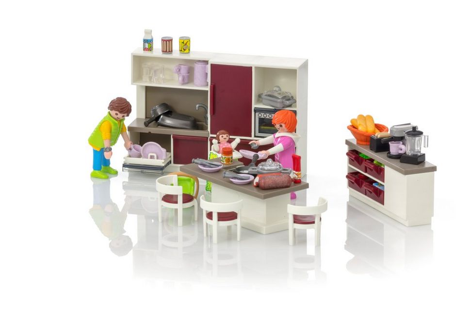 Playmobil City Life 9269 grandes familias cocina nuevo embalaje original 
