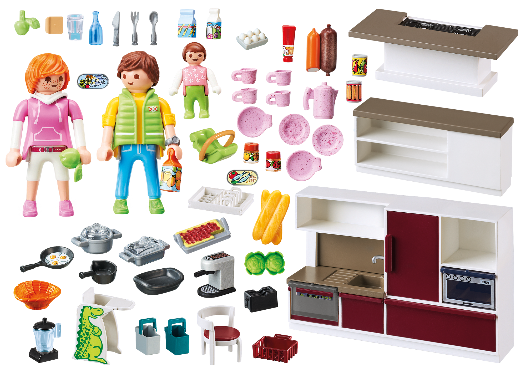 cocina casa moderna playmobil