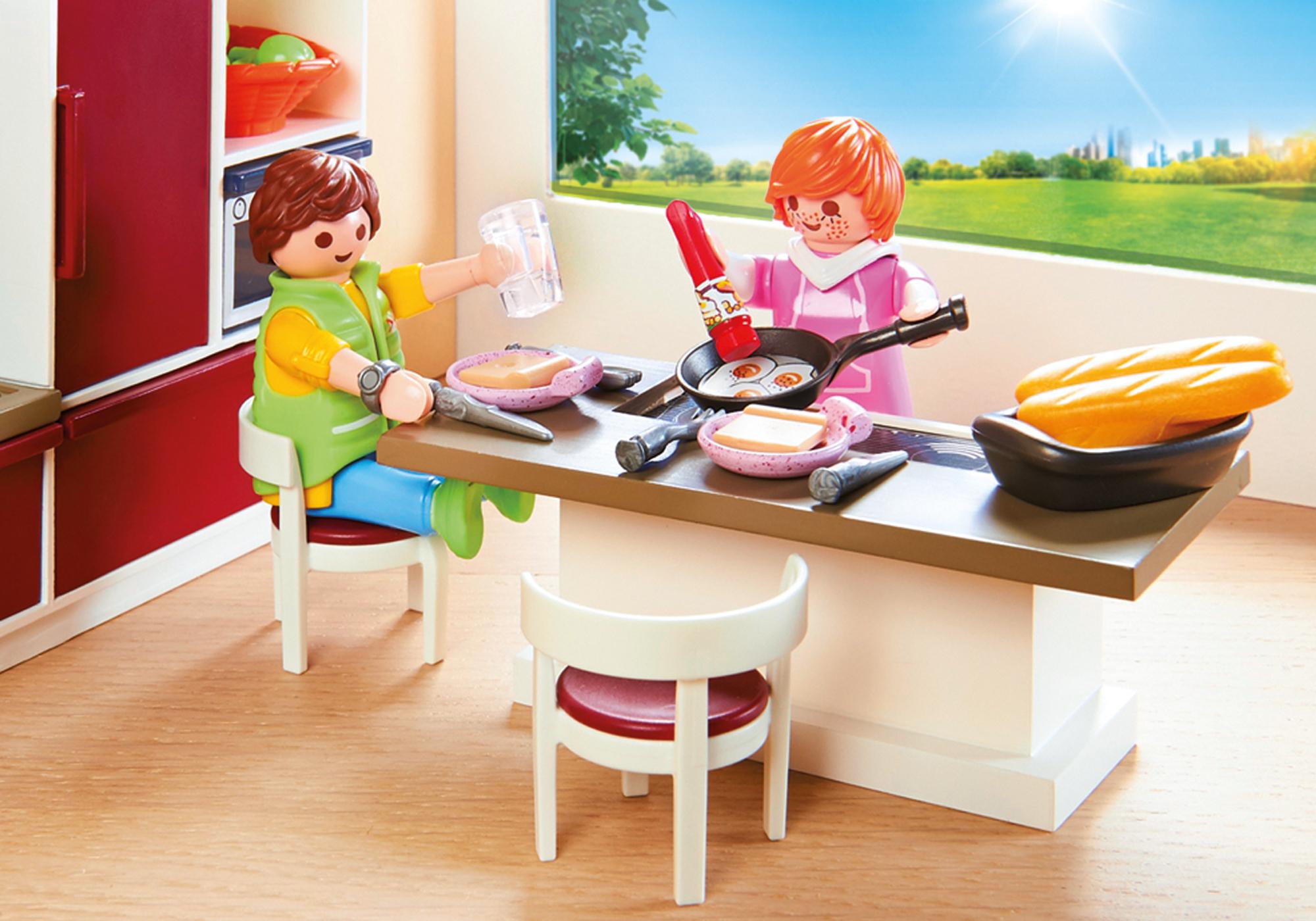 playmobil city life cocina