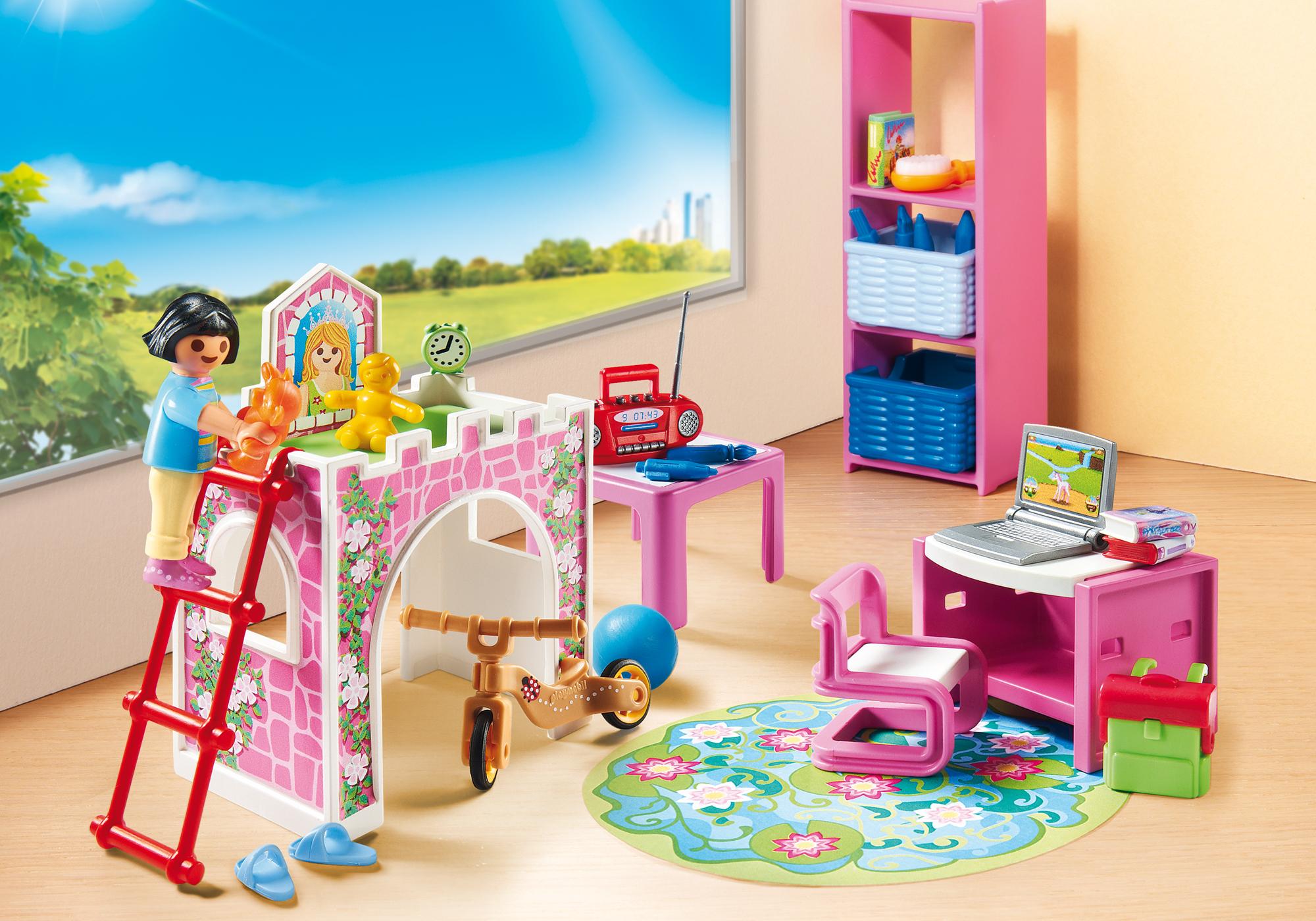 chambre enfant maison moderne playmobil