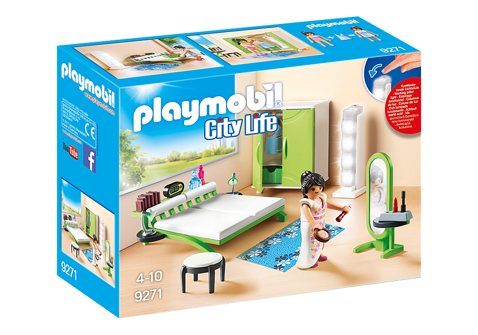 Schlafzimmer - 9271 - PLAYMOBIL® Deutschland Schlafzimmer - 9271 - PLAYMOBIL® Deutschland