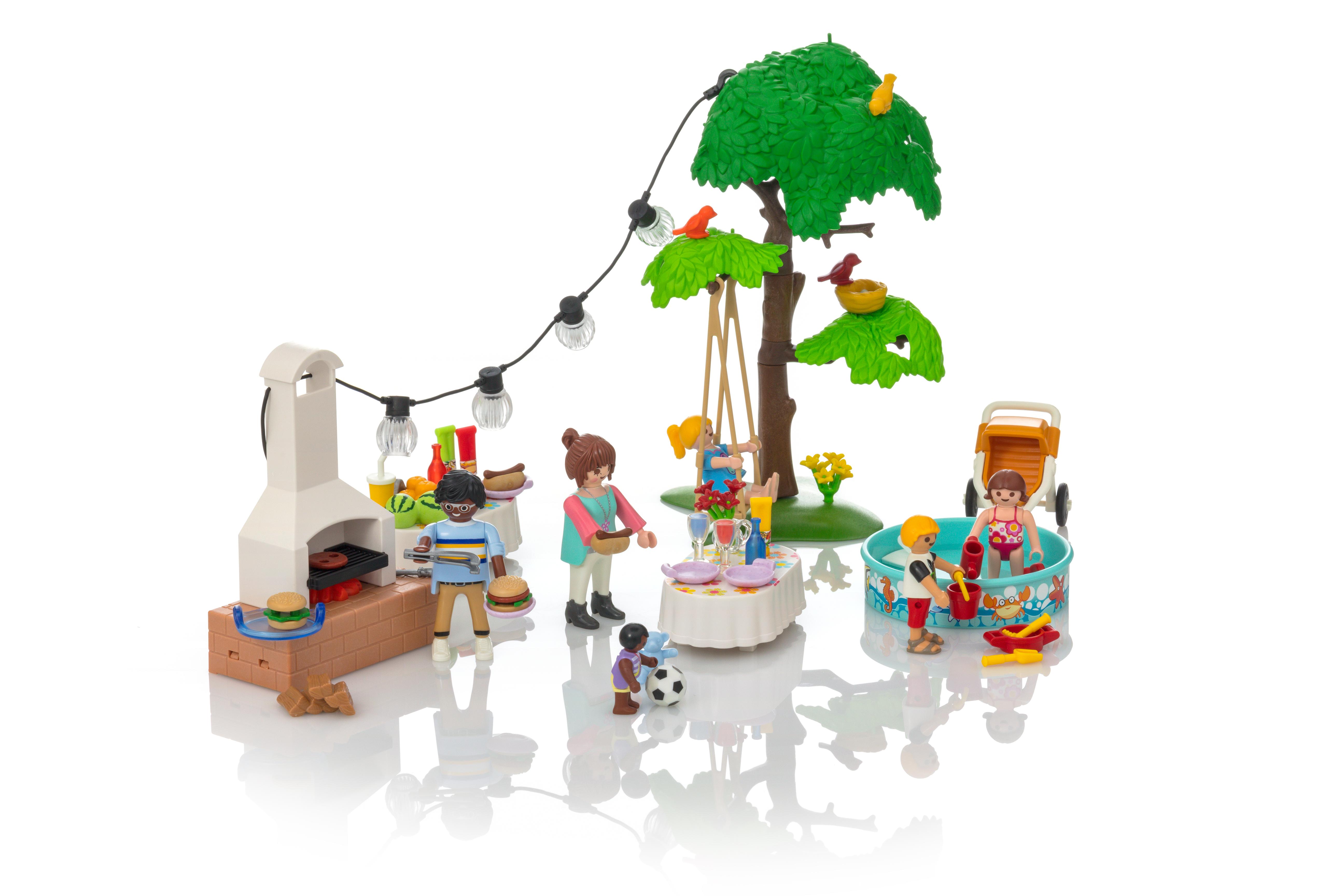 fiesta en el jardin playmobil