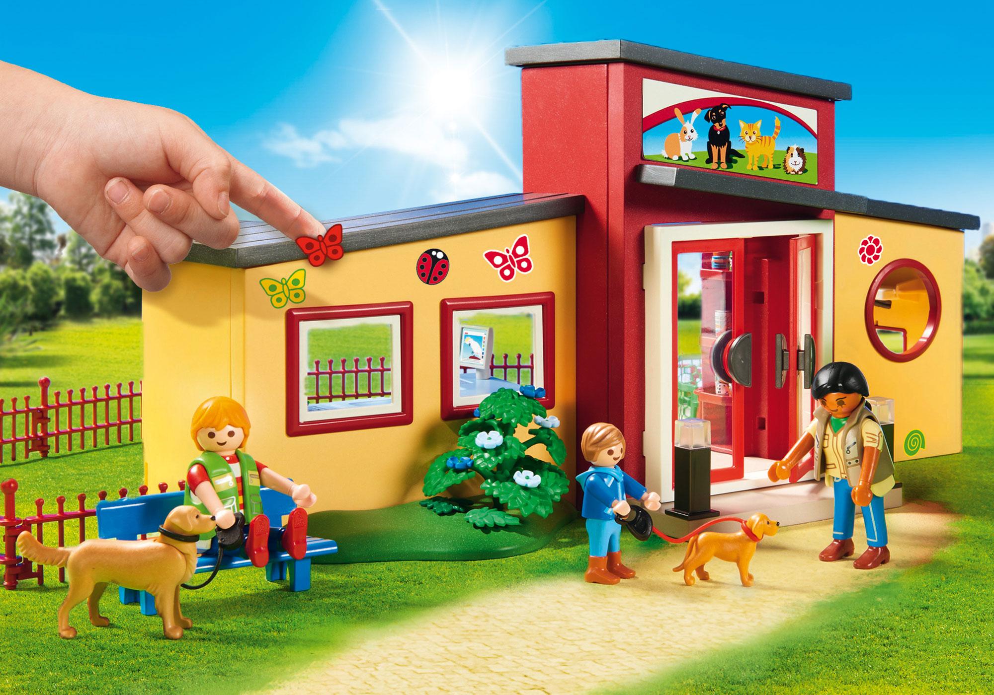 playmobil pet hotel